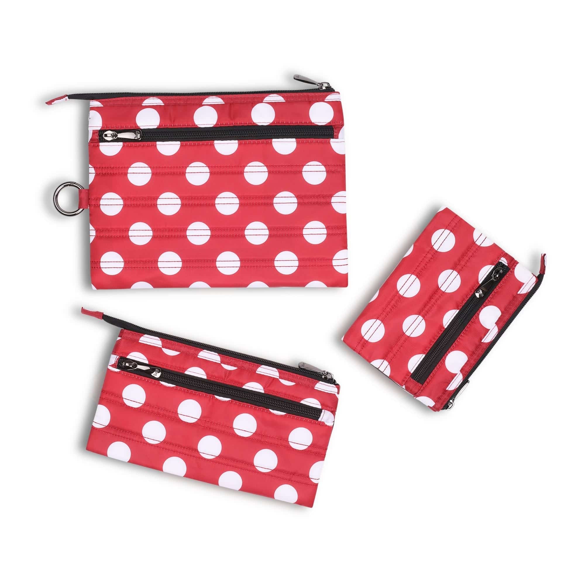 Transport 3pc Storage Envelopes - CRIMSON LARGE DOT - Transport3pc_Crimson_Lg_Dot_05