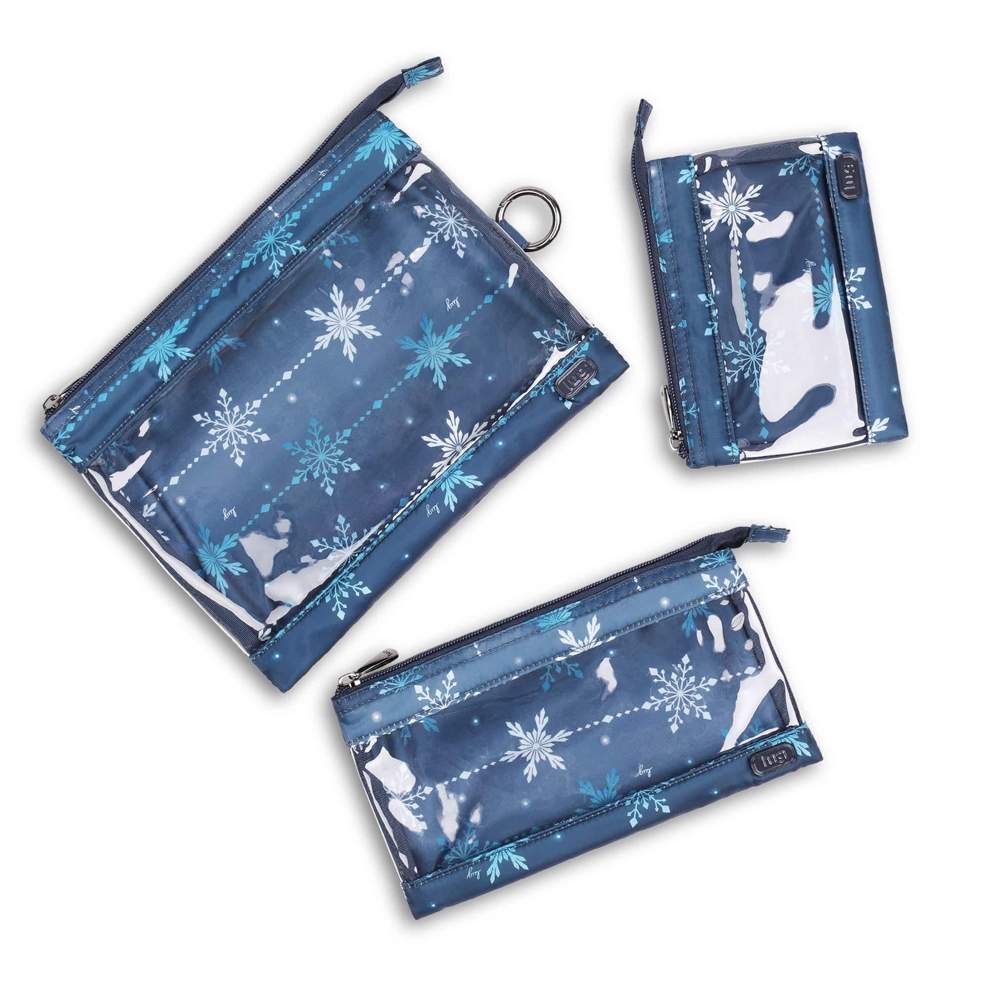 Transport 3pc Storage Envelopes - SNOWFLAKE NAVY - Transport3pc_SnowflakeNavy_04