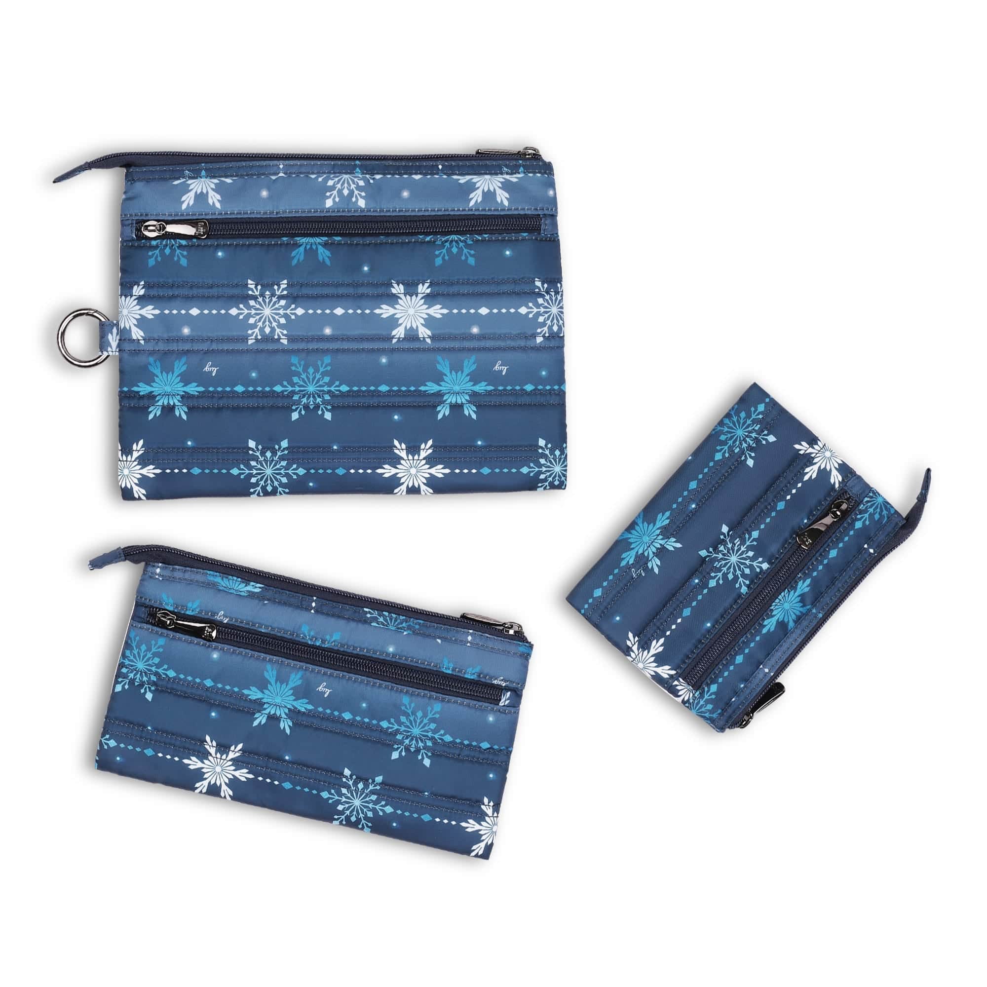 Transport 3pc Storage Envelopes - SNOWFLAKE NAVY - Transport3pc_SnowflakeNavy_05