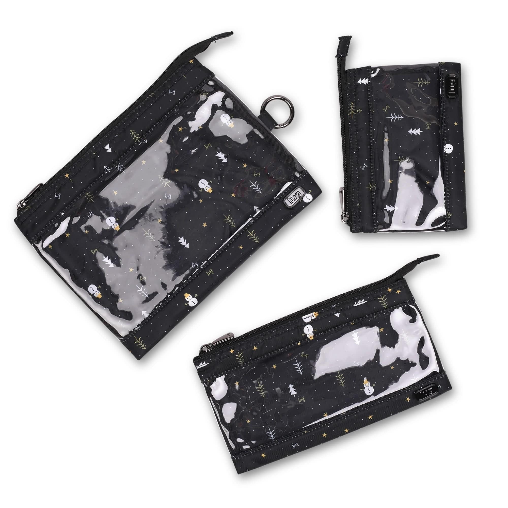 Transport 3pc Storage Envelopes - SNOWMAN TREES - Transport3pc_SnowmanTrees_04