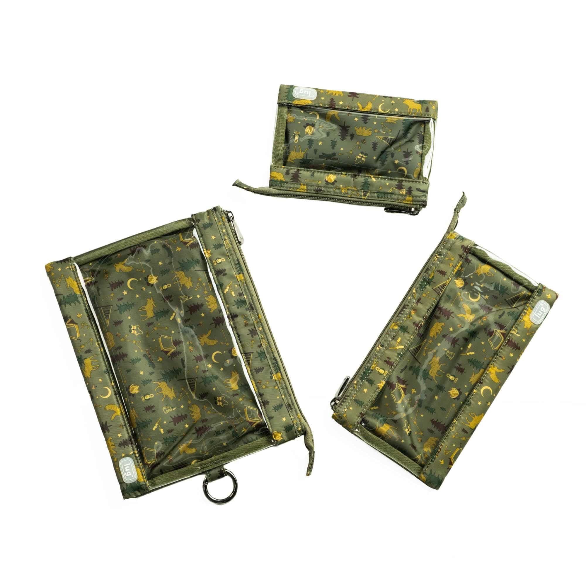 Transport 3pc Storage Envelopes - CAMP GREEN - Transport_3PC_CampGreen_05