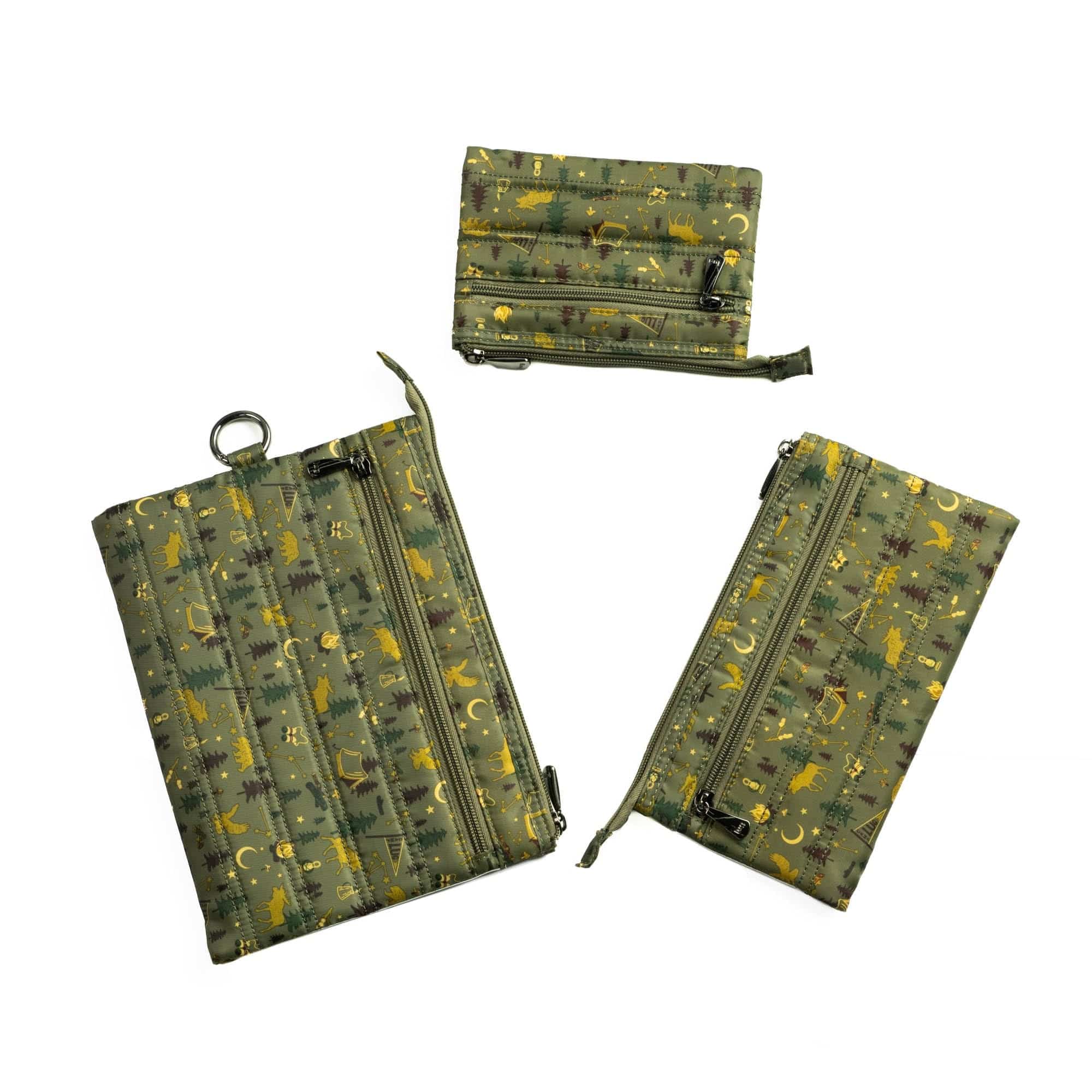 Transport 3pc Storage Envelopes - CAMP GREEN - Transport_3PC_CampGreen_06