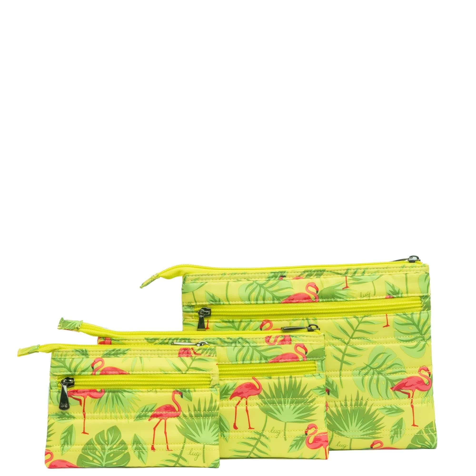 Transport 3pc Storage Envelopes - FLAMINGO LIME - Transport_3PC_FlamingoLime_04