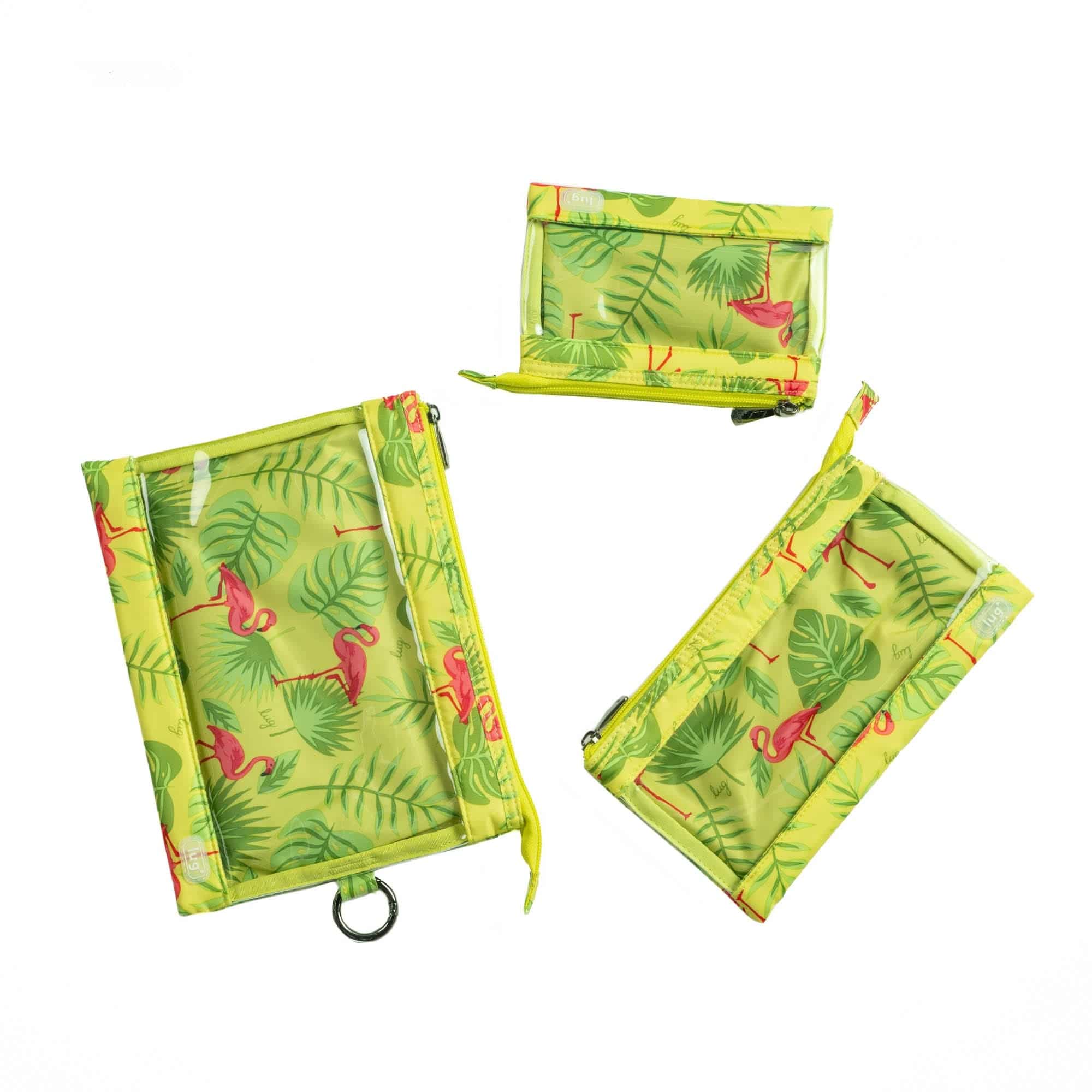 Transport 3pc Storage Envelopes - FLAMINGO LIME - Transport_3PC_FlamingoLime_05