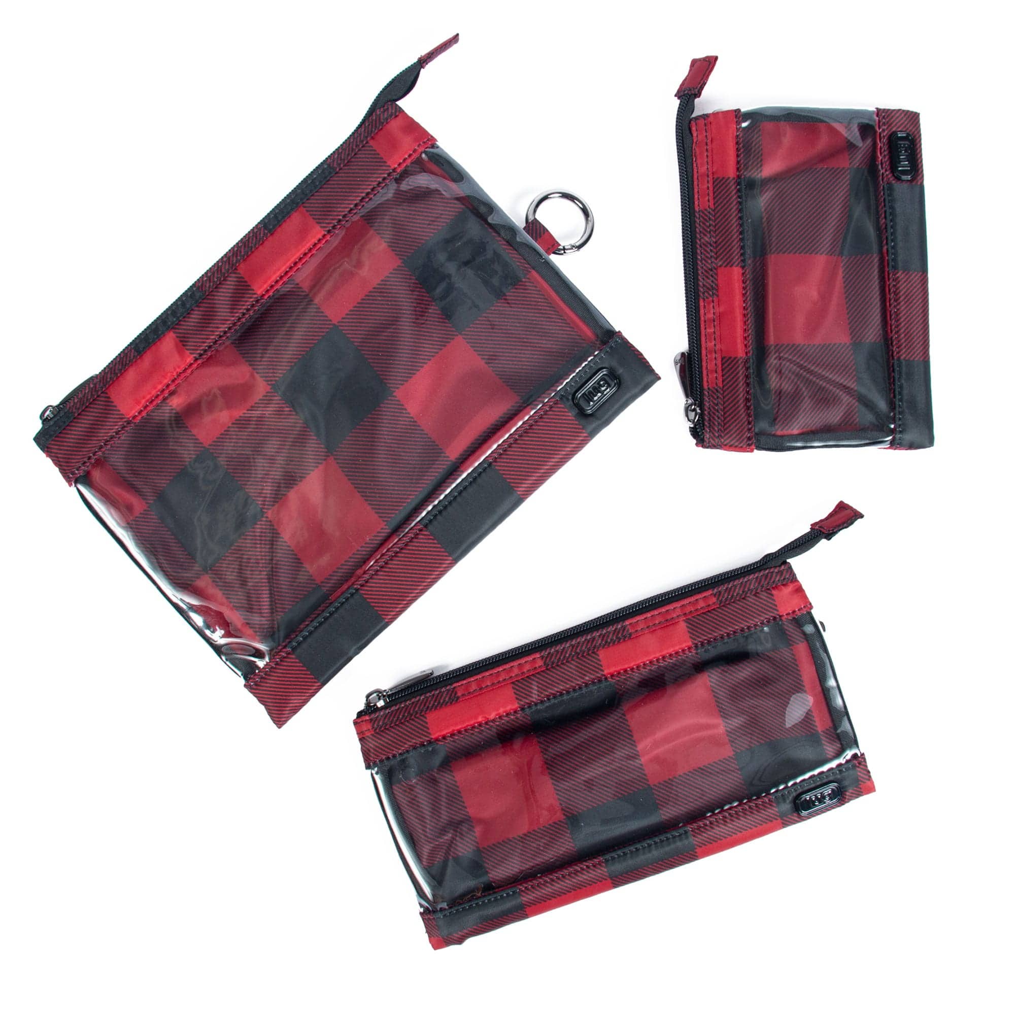 Transport 3pc Storage Envelopes - BUFFALO CHECK RED - Transport_BuffaloCheckRed_04