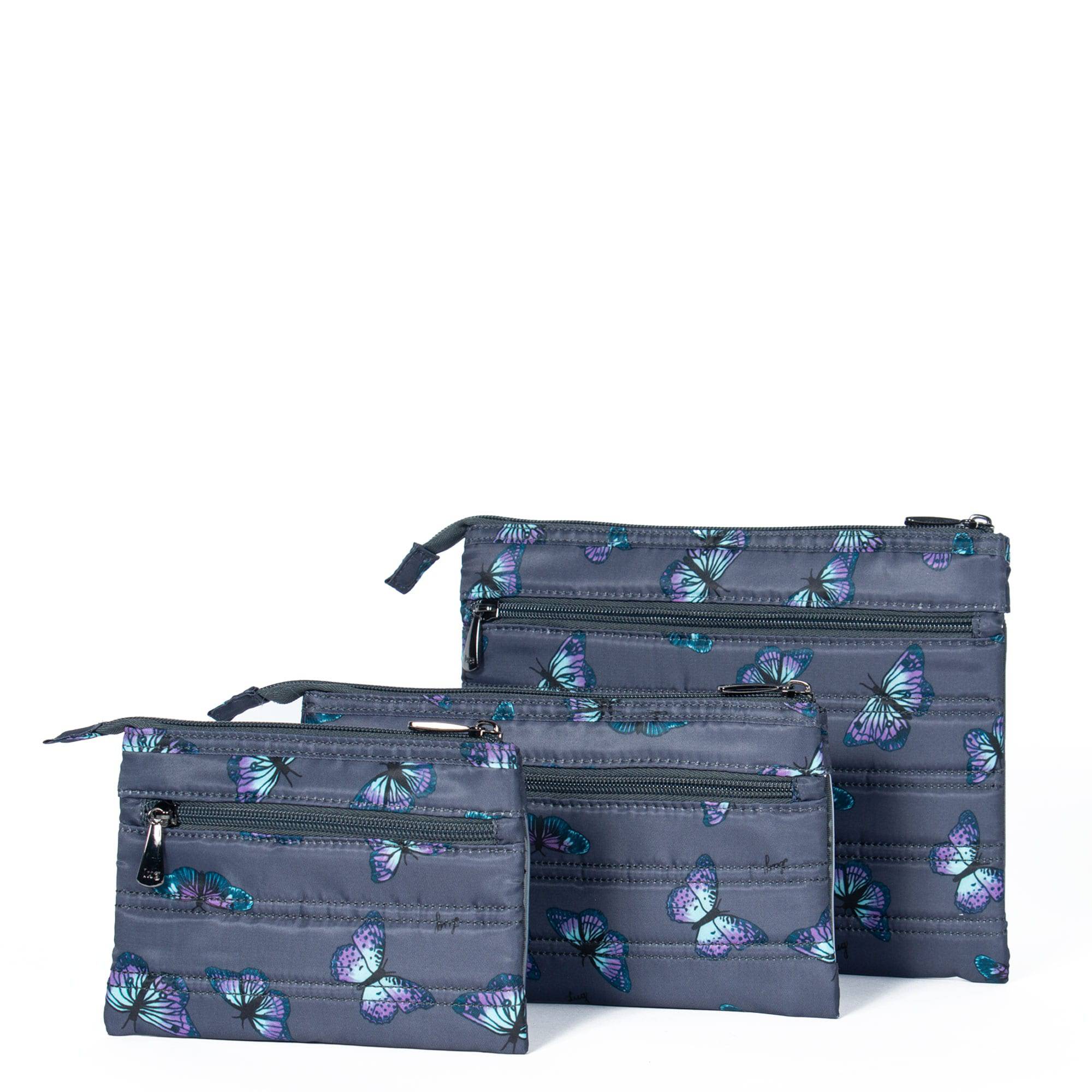 Transport 3pc Storage Envelopes - BUTTERFLY GREY - Transport_ButterflyGrey_03
