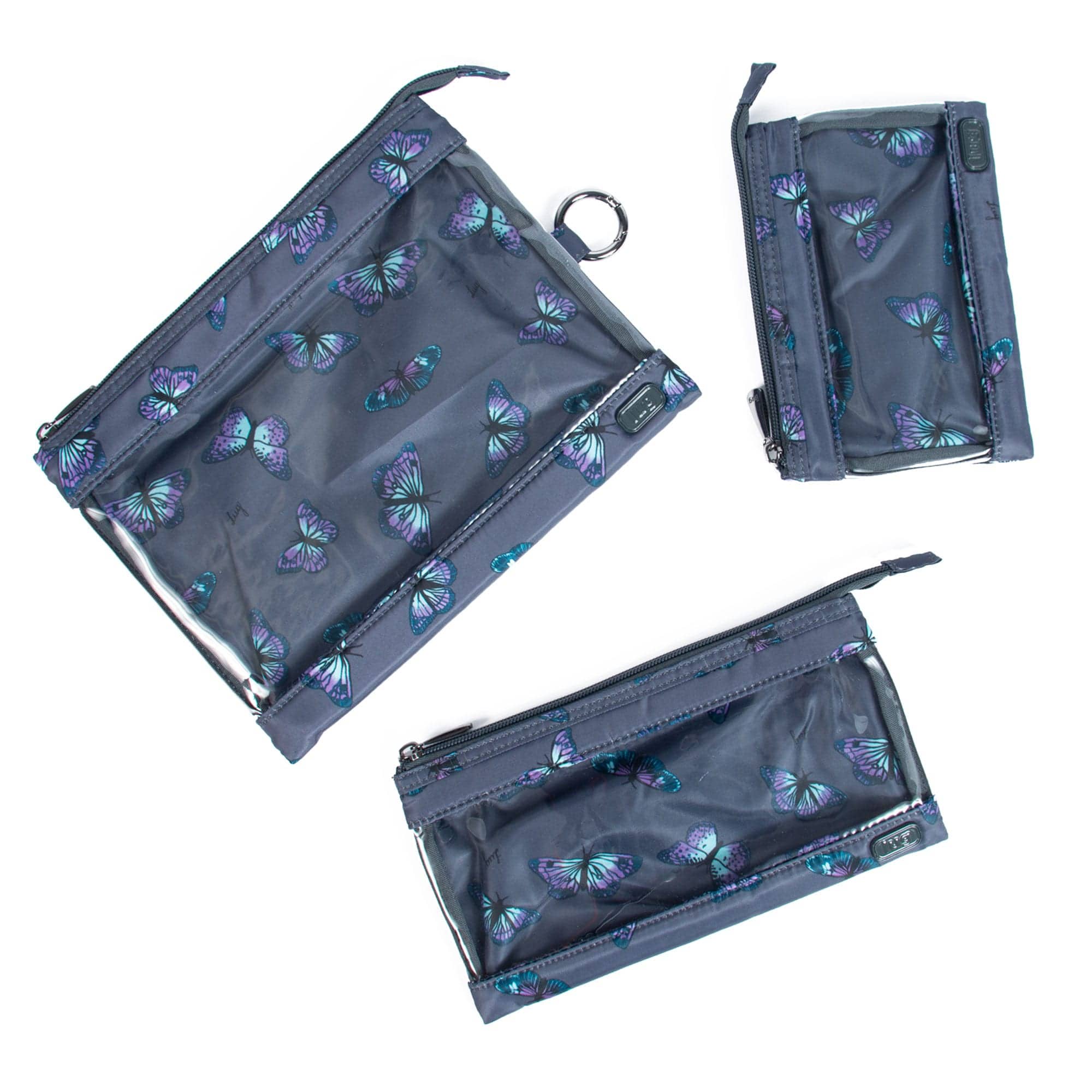 Transport 3pc Storage Envelopes - BUTTERFLY GREY - Transport_ButterflyGrey_04