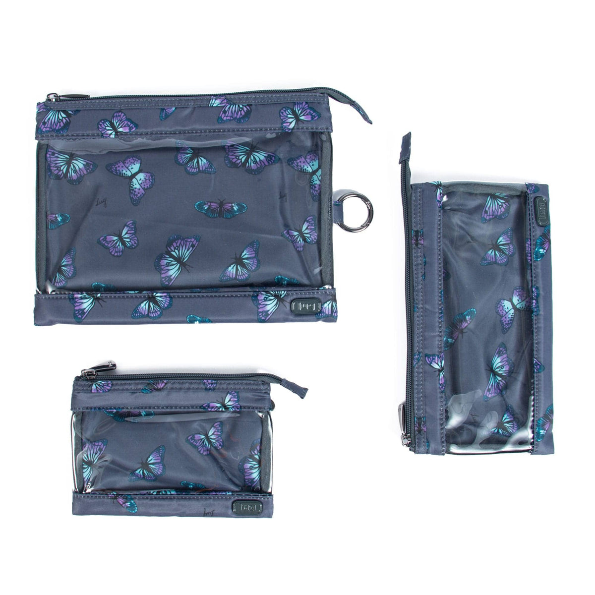 Transport 3pc Storage Envelopes - BUTTERFLY GREY - Transport_ButterflyGrey_05