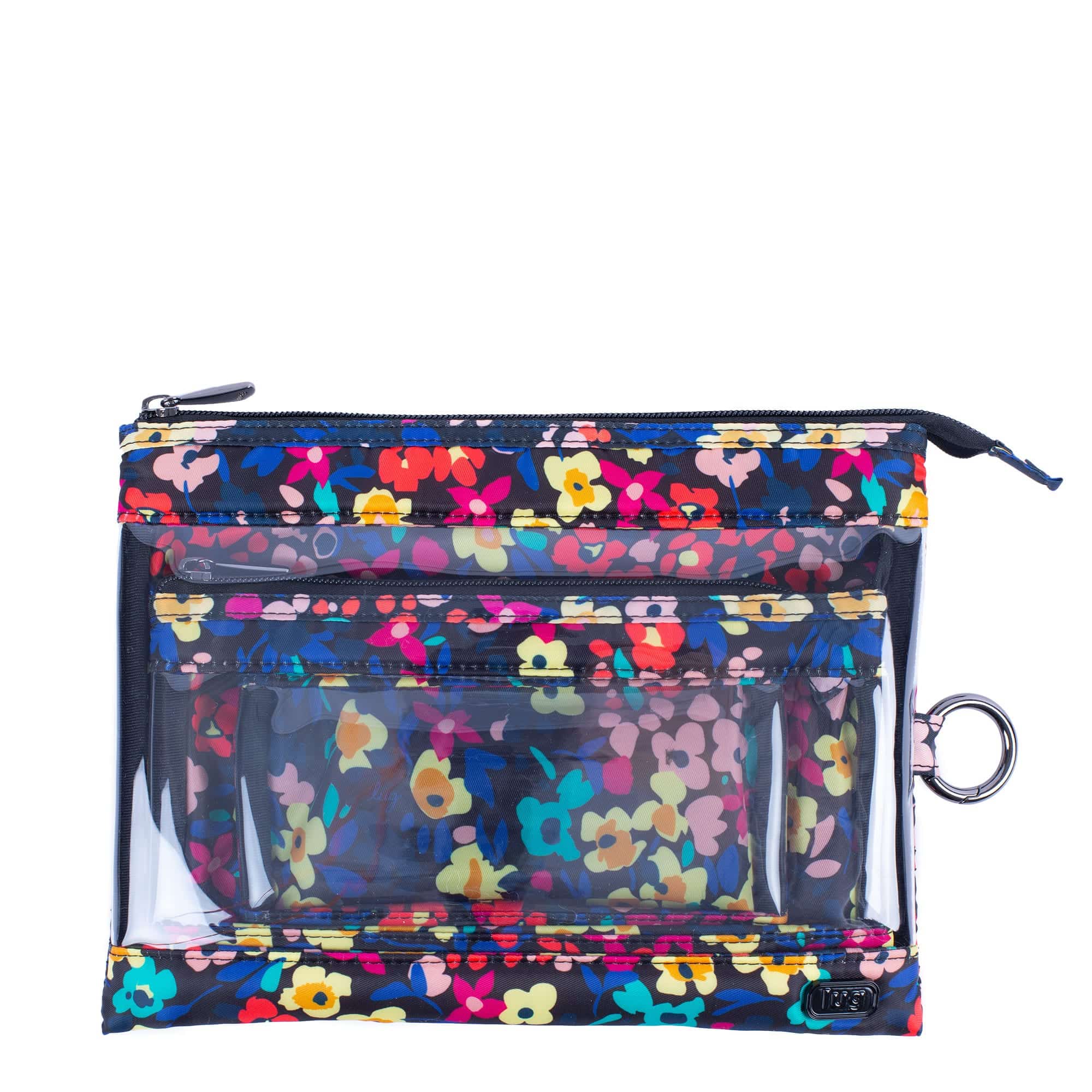 Transport 3pc Storage Envelopes - WILDFLOWER BLACK - Transport_WildflowerBlack_01