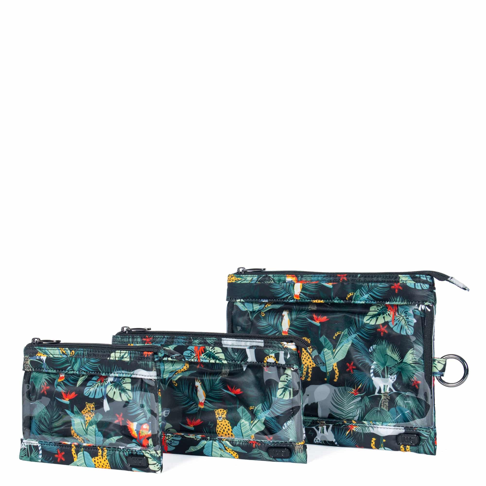 Transport 3pc Storage Envelopes - WILDLIFE BLACK - Transport_WildlifeBlack_02