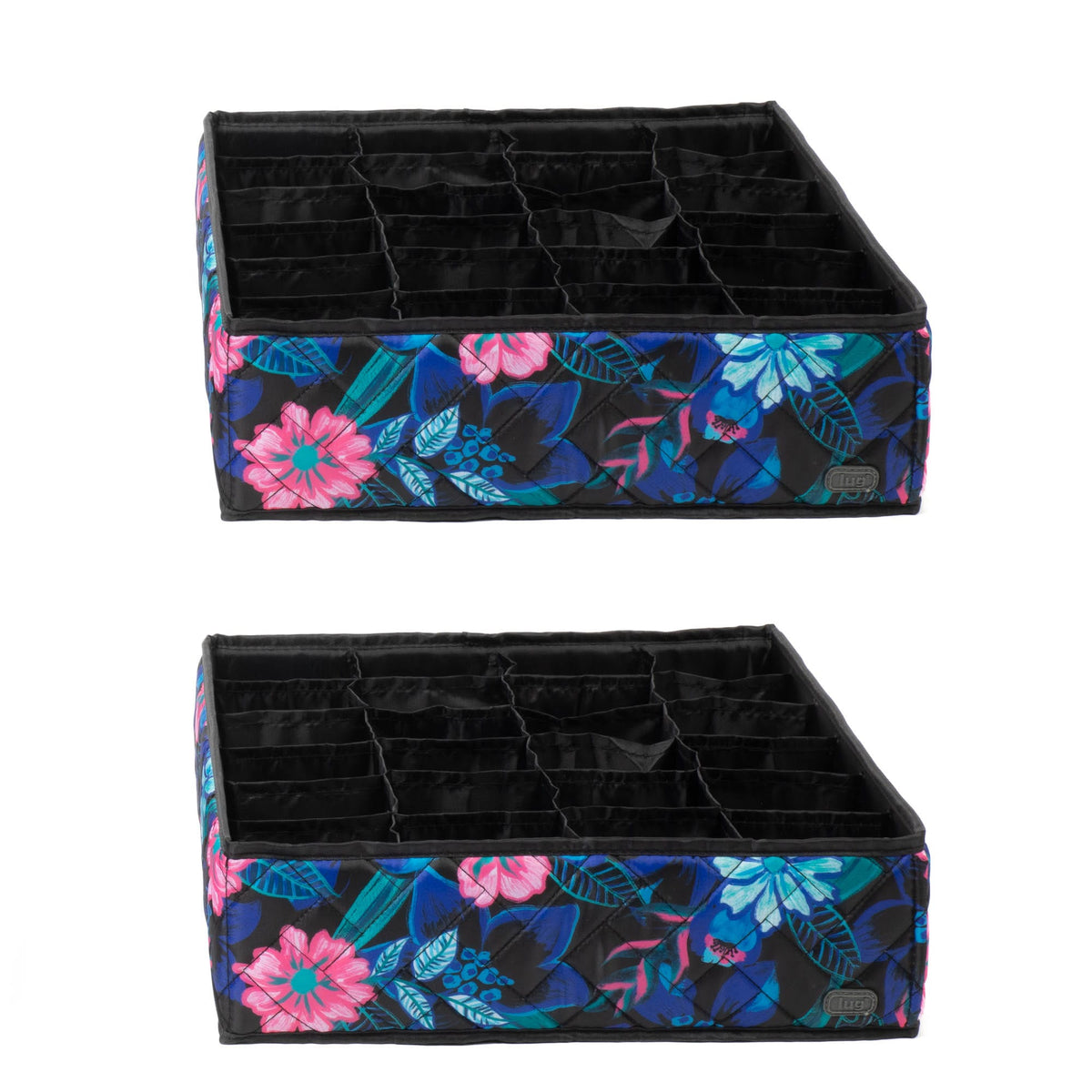 Trolley 2pc 24 Pocket Drawer Organizers - - Trolley2pkPocketDrawerOrganizer_ResortBlack_01_b421c40a-10b0-4c2f-a9d5-a99149a67132