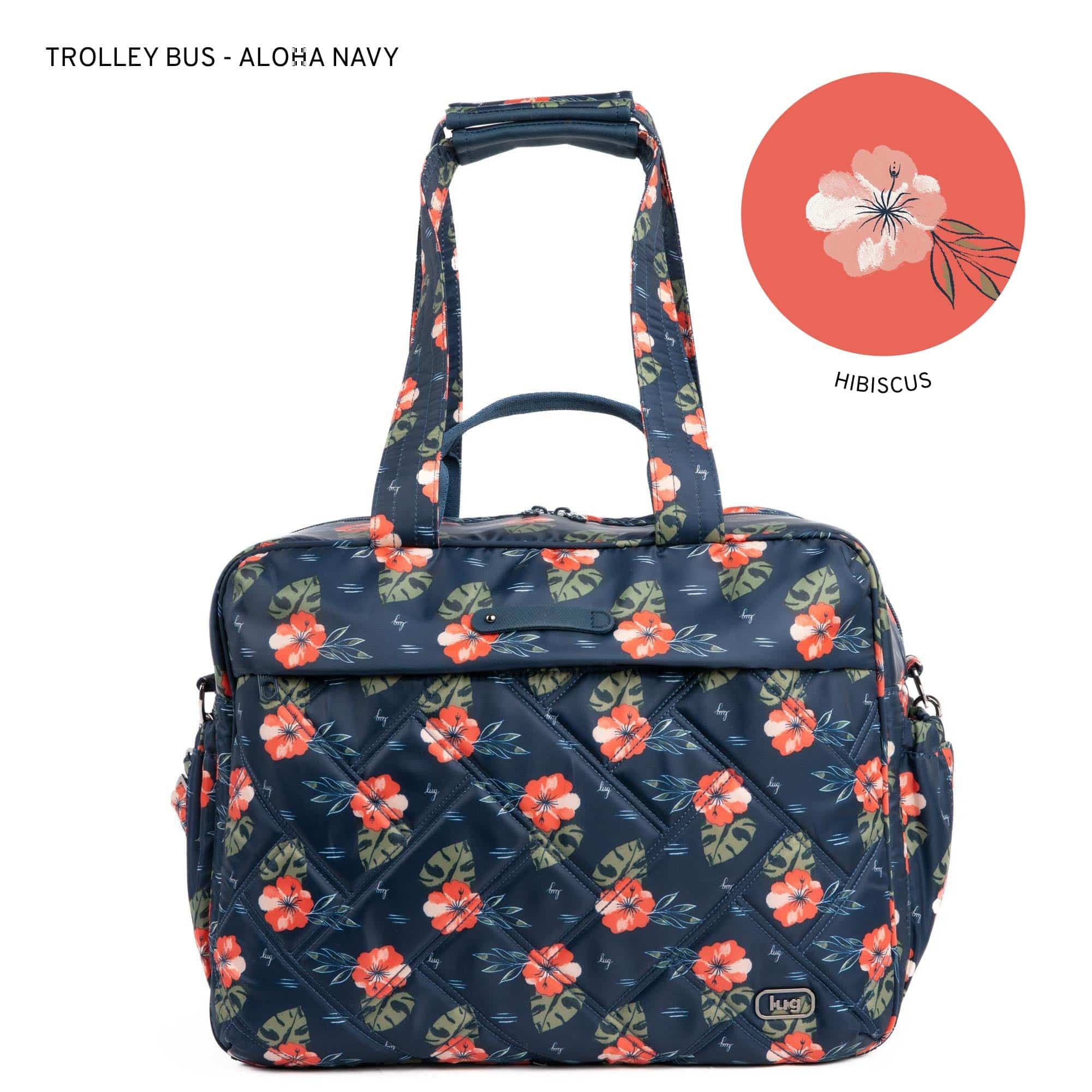 Trolley Bus Duffel Bag - ALOHA NAVY - TrolleyBus_AlohaNavy