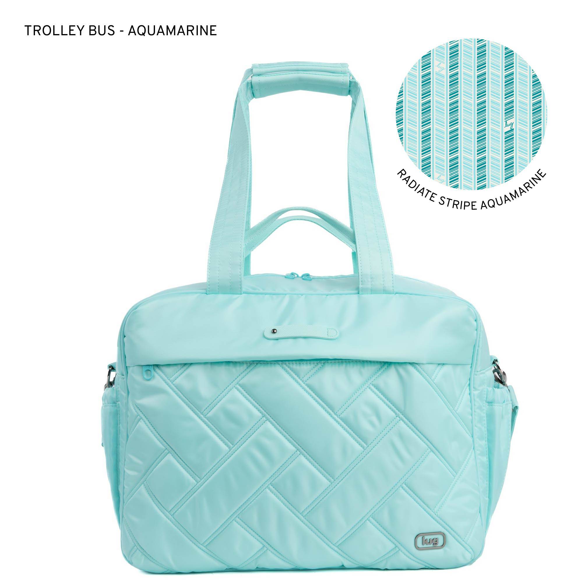 Trolley Bus Duffel Bag - AQUAMARINE - TrolleyBus_Aquamarine