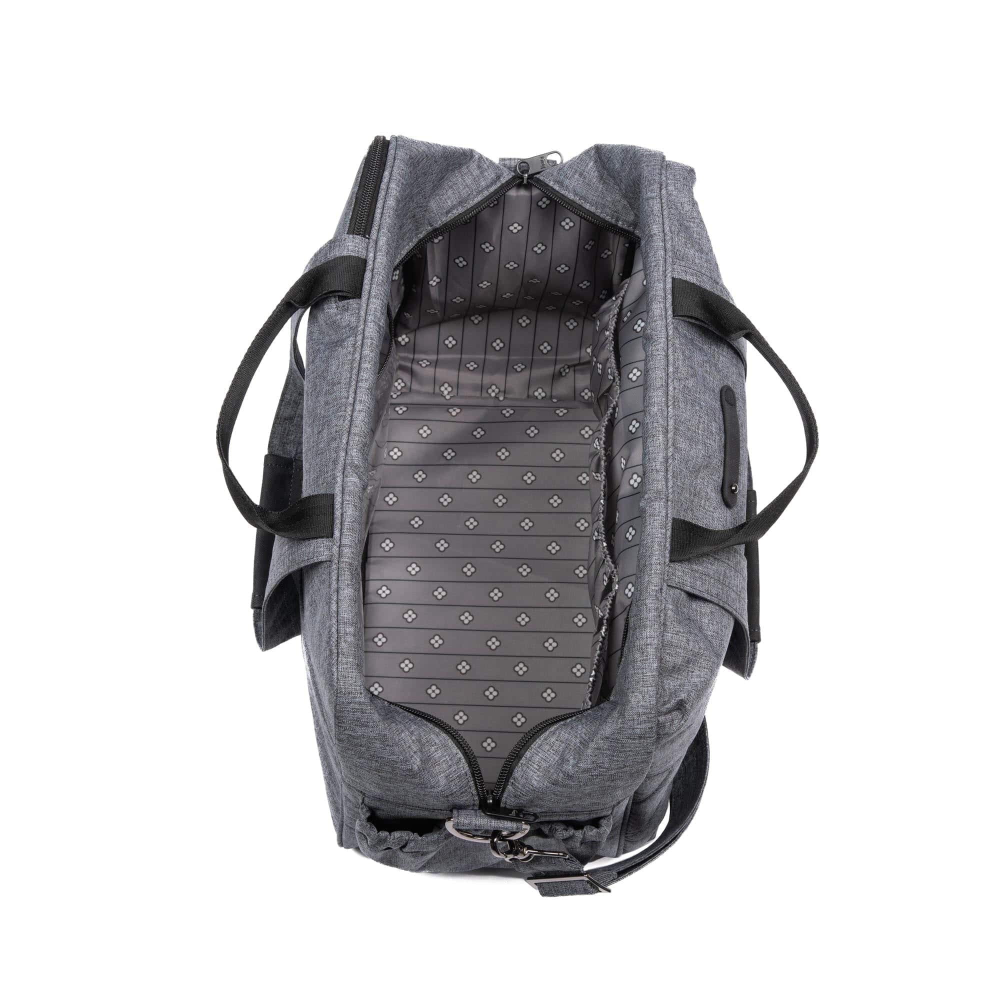 Trolley Bus Duffel Bag - HEATHER GREY - TrolleyBus_HeatherGrey_05