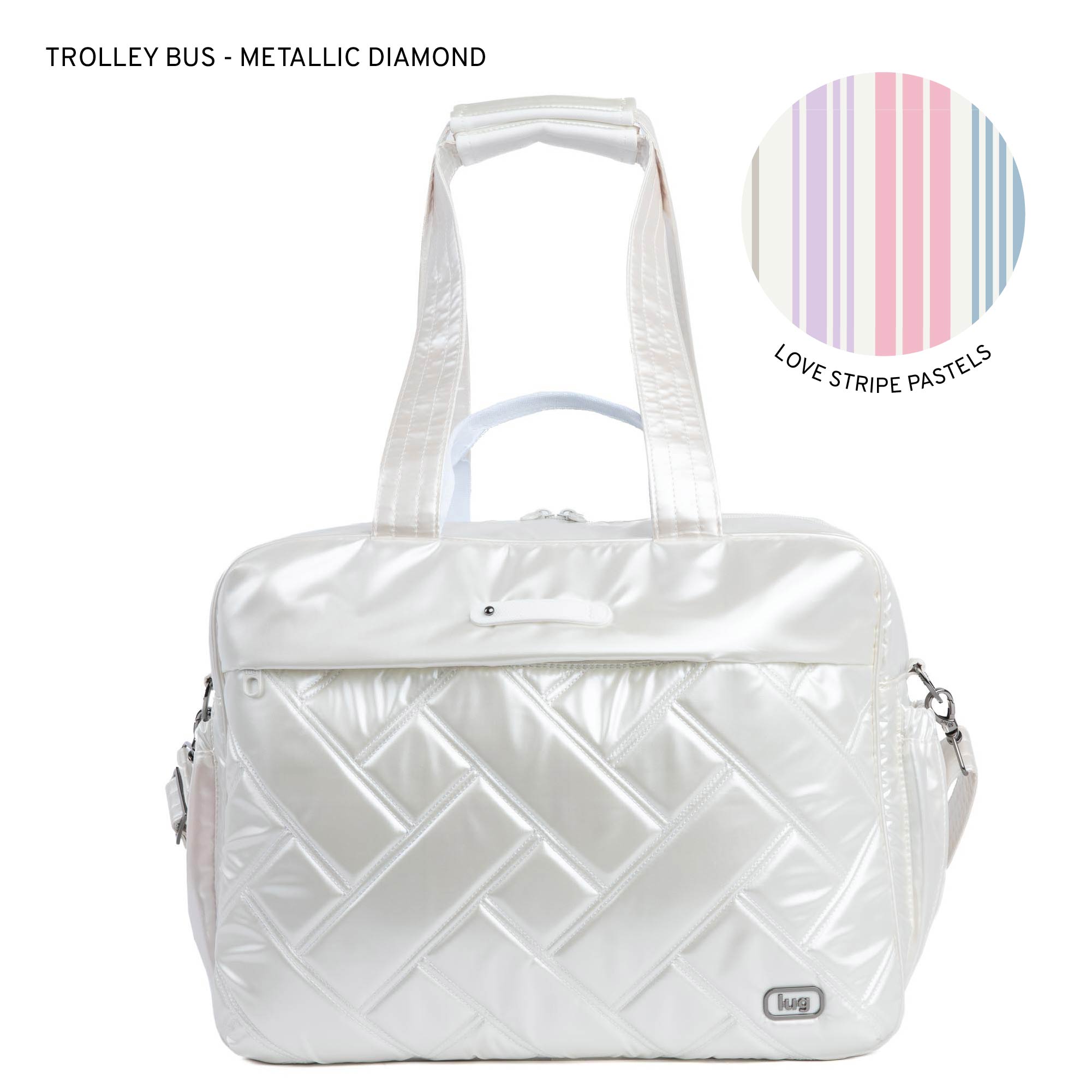Trolley Bus Duffel Bag - METALLIC DIAMOND - TrolleyBus_MetallicDiamond