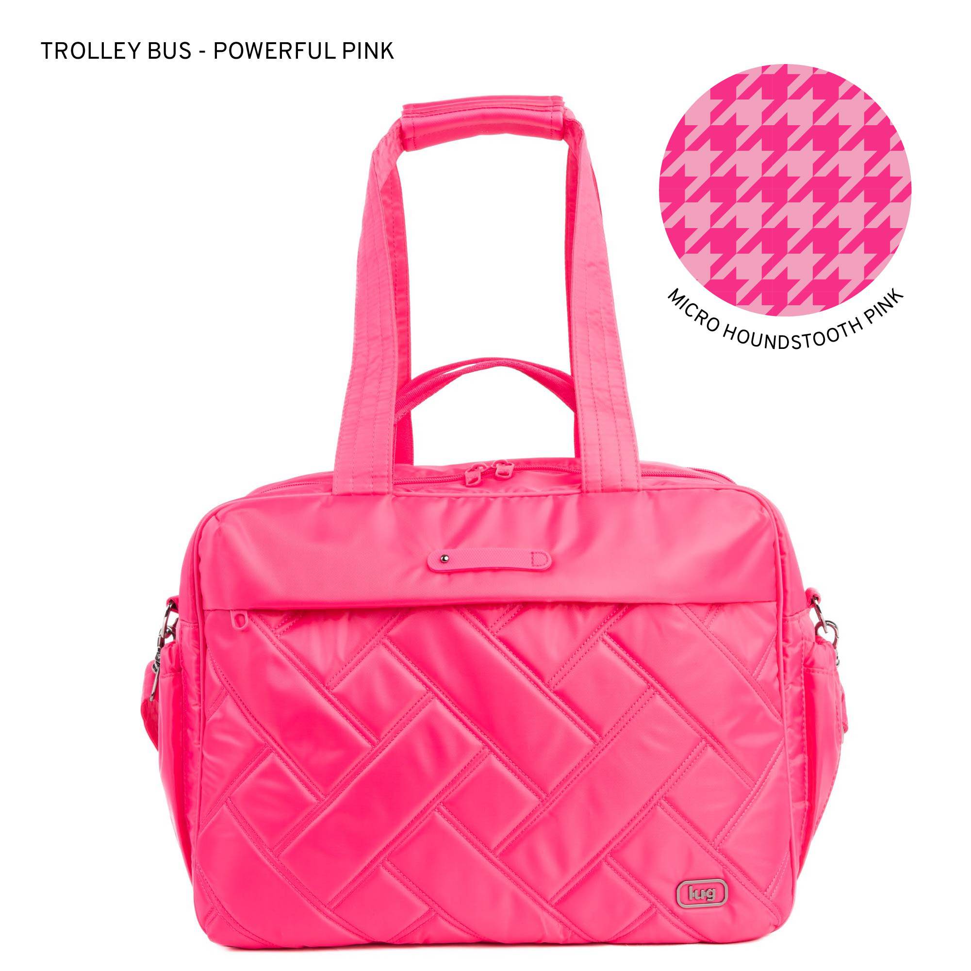 Trolley Bus Duffel Bag - POWERFUL PINK - TrolleyBus_PowerfulPink