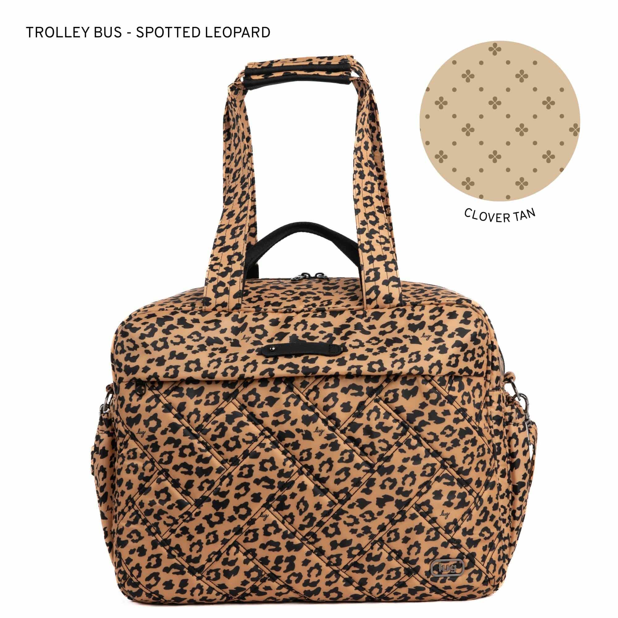 Trolley Bus Duffel Bag - SPOTTED LEOPARD - TrolleyBus_SpottedLeopard