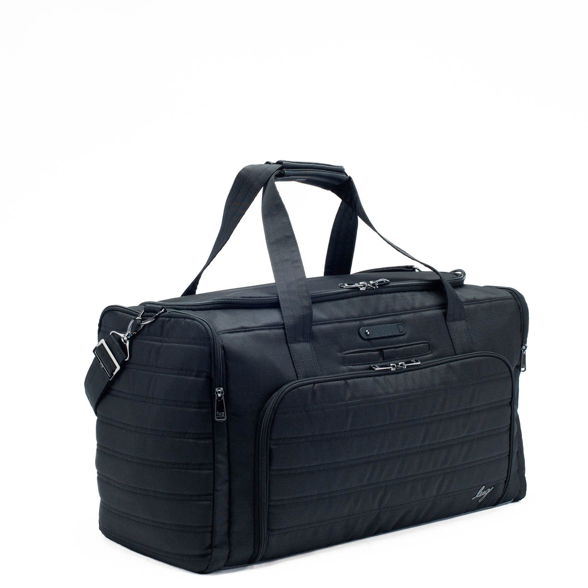 Trolley Duffel Bag - BRUSHED BLACK - TrolleyDuffel_BrushedBlack_02