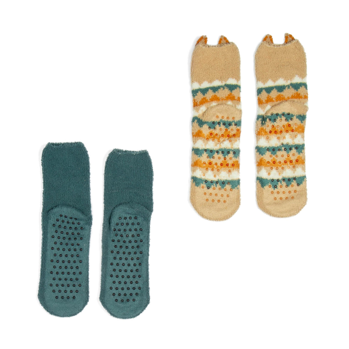 Trolley Friends Socks 2pk - CAT - TrolleyFriends_Socks2pk_Cat_Flatlay02