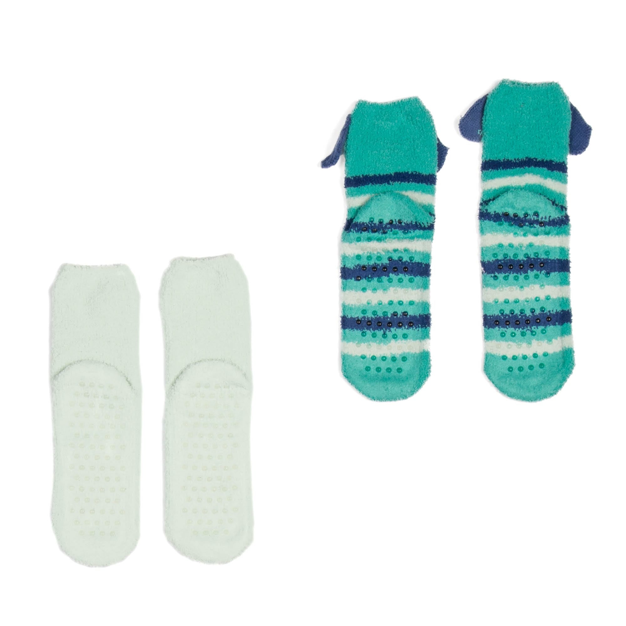 Trolley Friends Socks 2pk - DOG - TrolleyFriends_Socks2pk_Dog_Flatlay02
