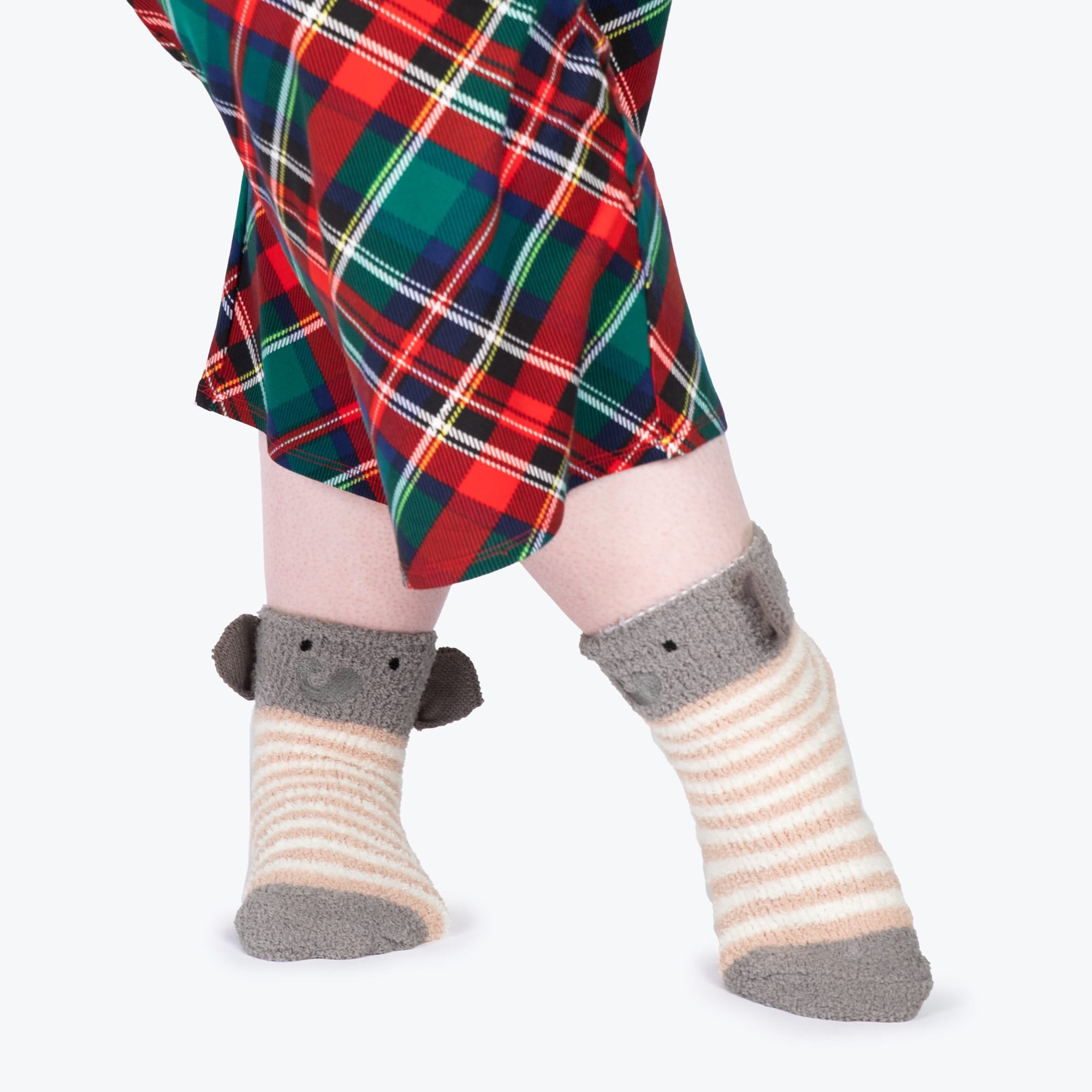 Trolley Friends Socks 2pk - ELEPHANT - TrolleyFriends_Socks2pk_Elephant_01