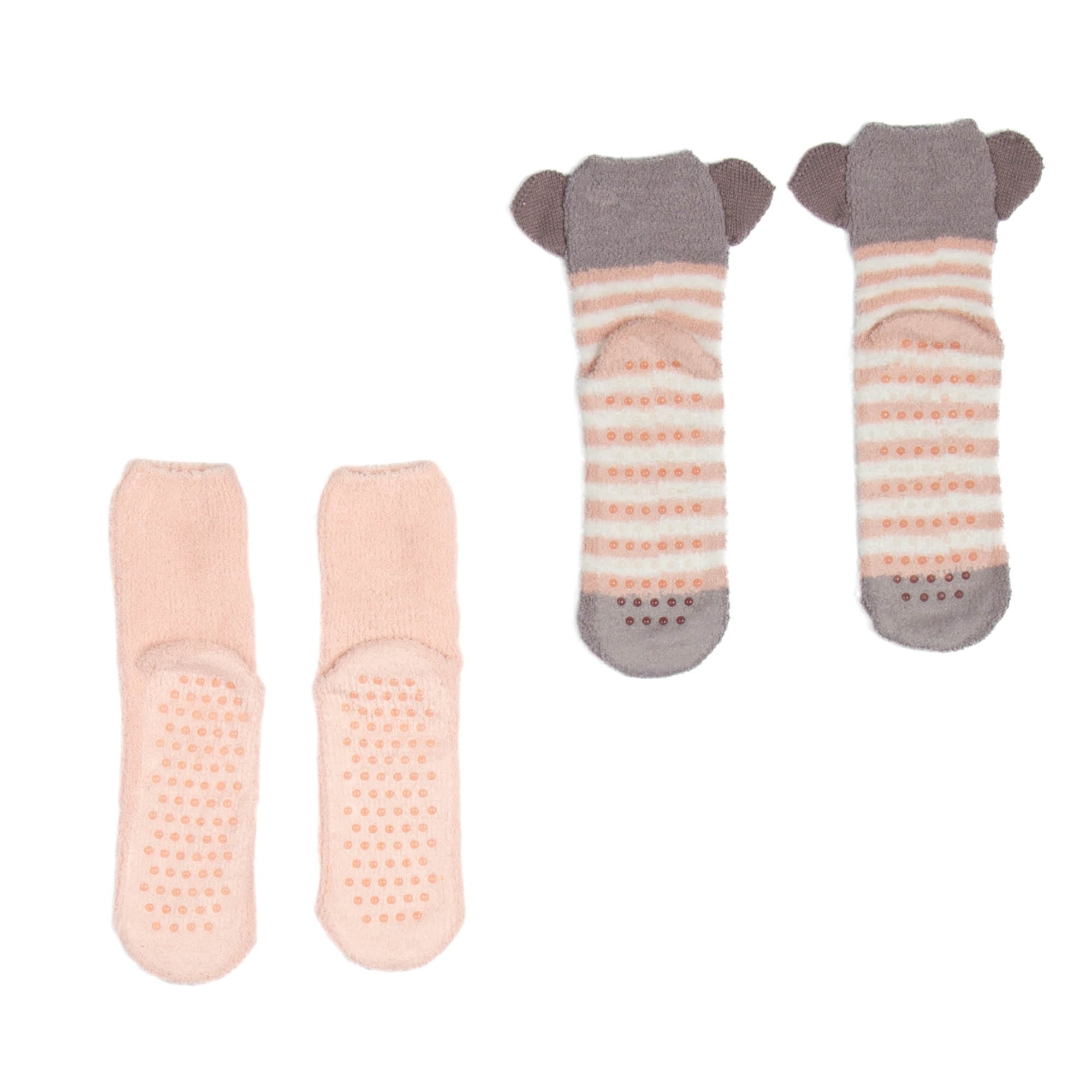 Trolley Friends Socks 2pk - ELEPHANT - TrolleyFriends_Socks2pk_Elephant_Flatlay02