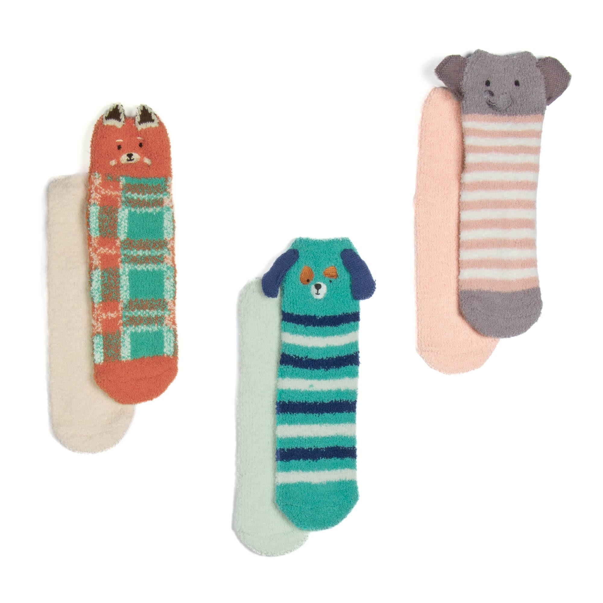 Trolley Friends Socks 2pk - - TrolleyFriends_Socks2pk_Group_01