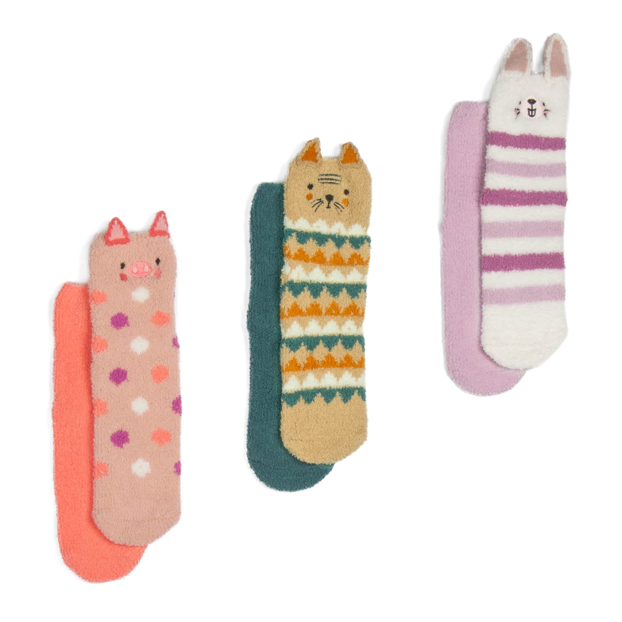 Trolley Friends Socks 2pk - - TrolleyFriends_Socks2pk_Group_02