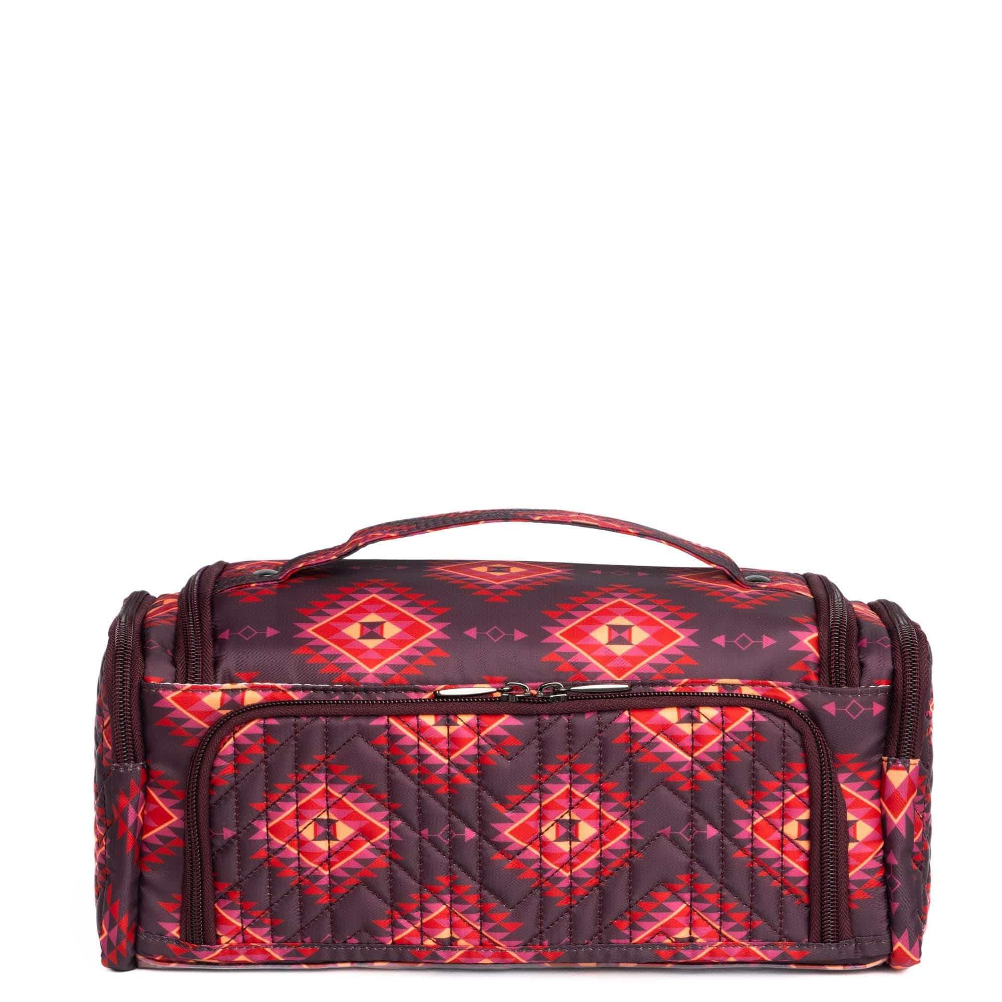 Guild Collection Classic Trolley Cosmetic Case - CRYSTAL HONEYCOMB MULTI - TrolleyMD_CrystalHoneycomMulti_04