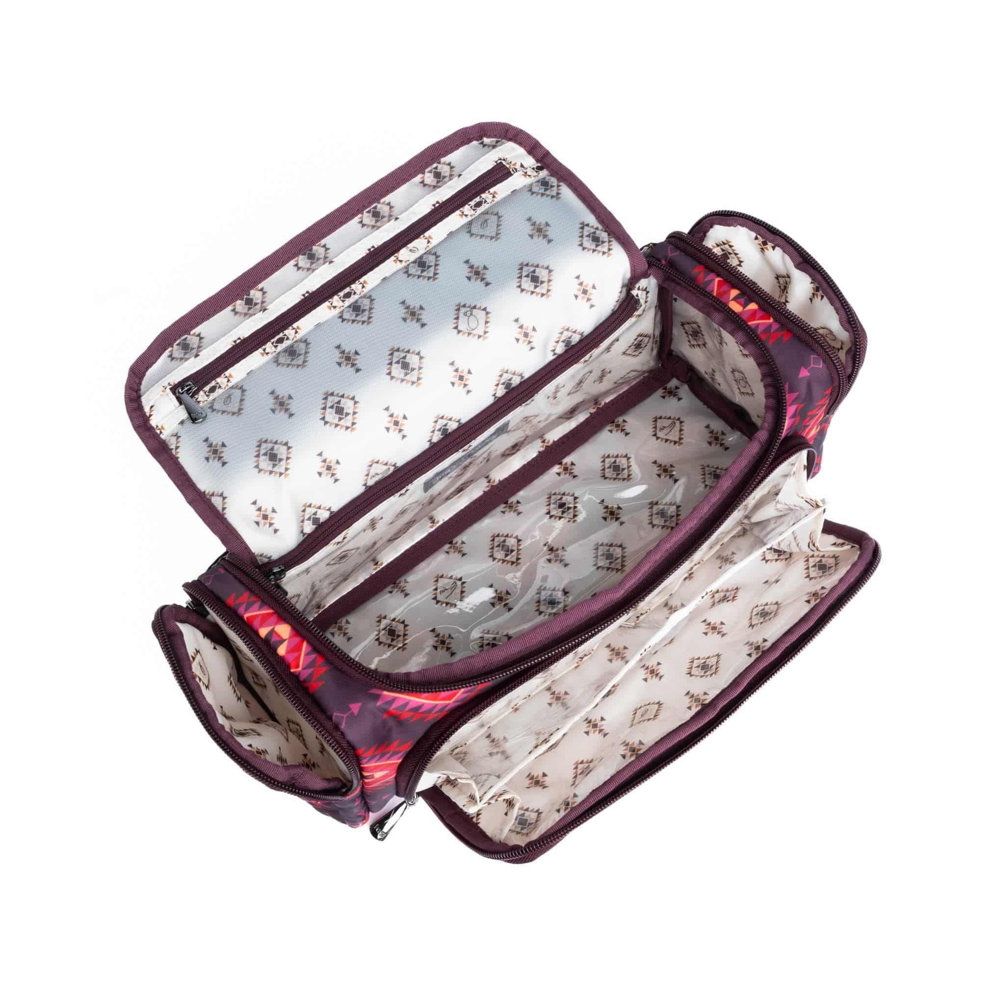 Guild Collection Classic Trolley Cosmetic Case - CRYSTAL HONEYCOMB MULTI - TrolleyMD_CrystalHoneycomMulti_05