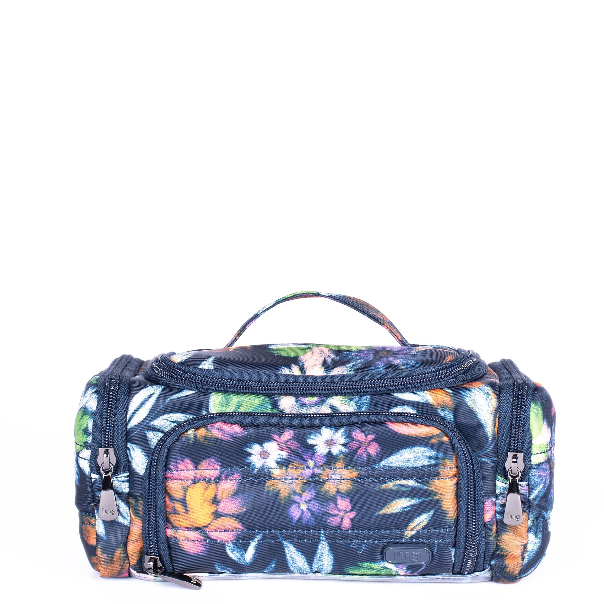 Trolley Mini Cosmetic Case - BLOOM NAVY - TrolleyMini_BloomNavy_01