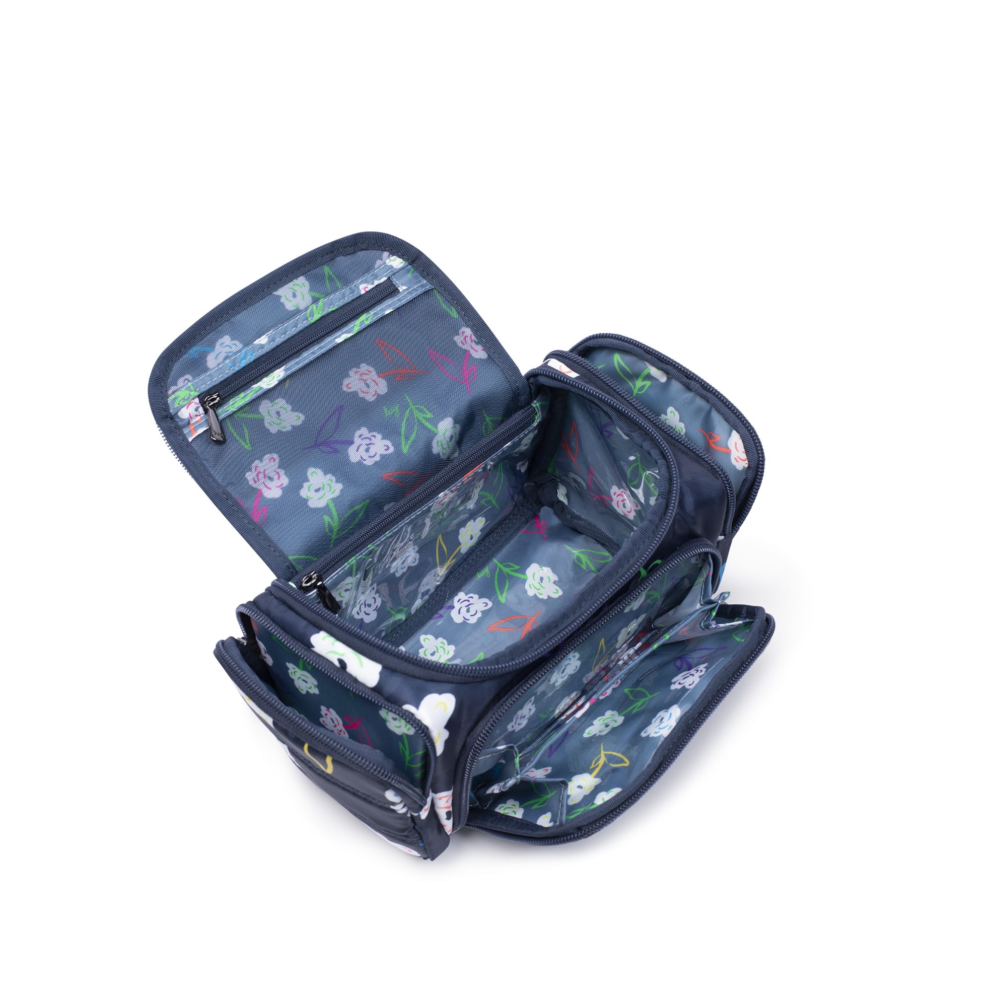 Trolley Mini Cosmetic Case - BRIGHT FLORAL - TrolleyMini_BrightFloral_05