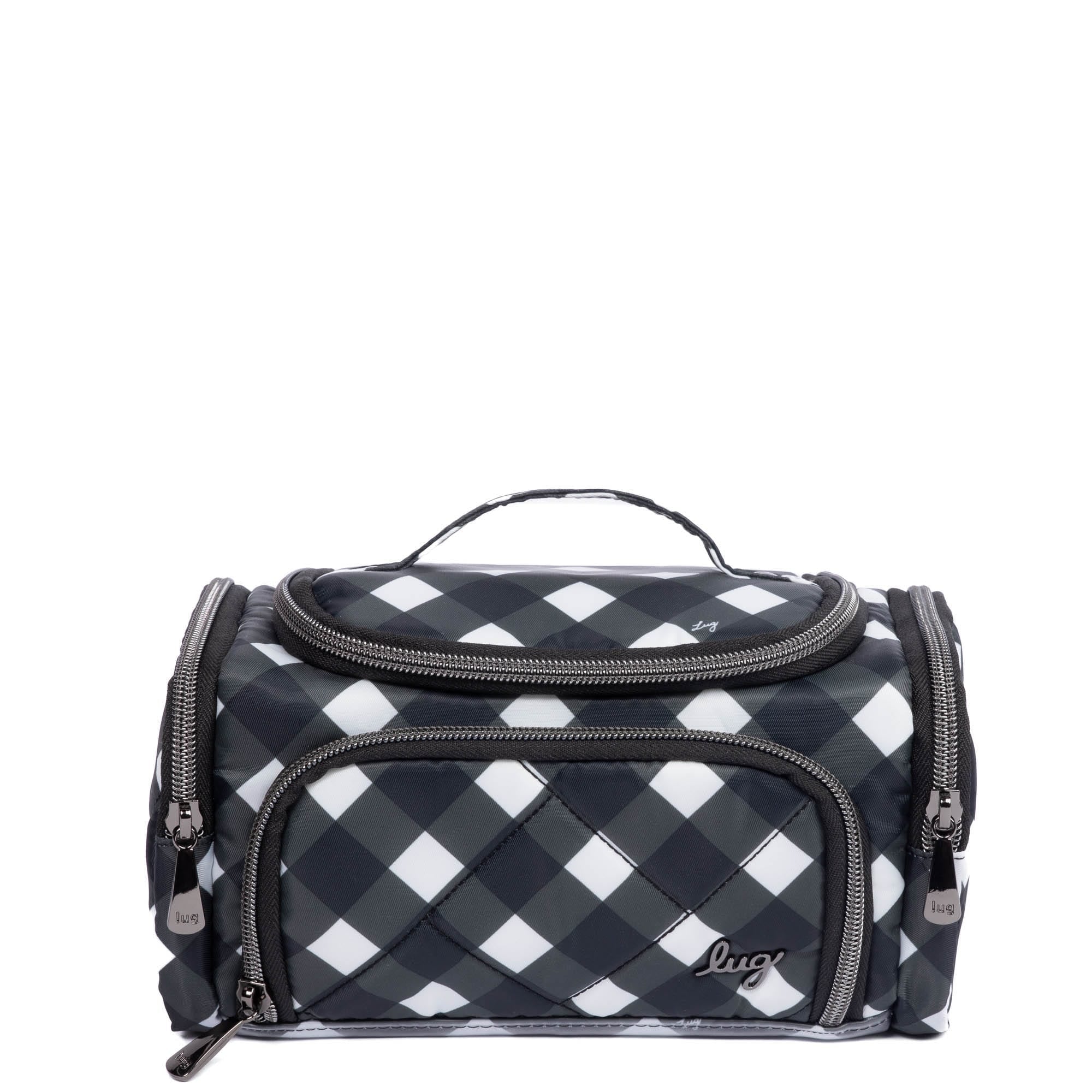 Trolley Mini Cosmetic Case - GINGHAM BLACK - TrolleyMini_GinghamBlack_01