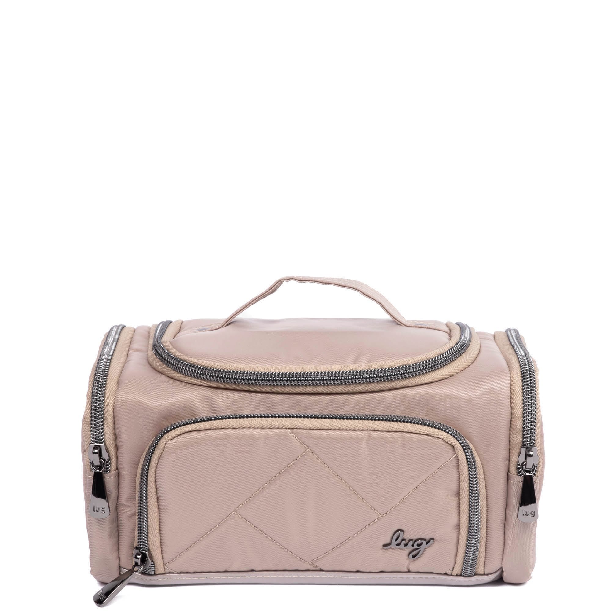Victorias Secret Weekend Travel Tote Bag & Cosmetics Bag Pink Stripe
