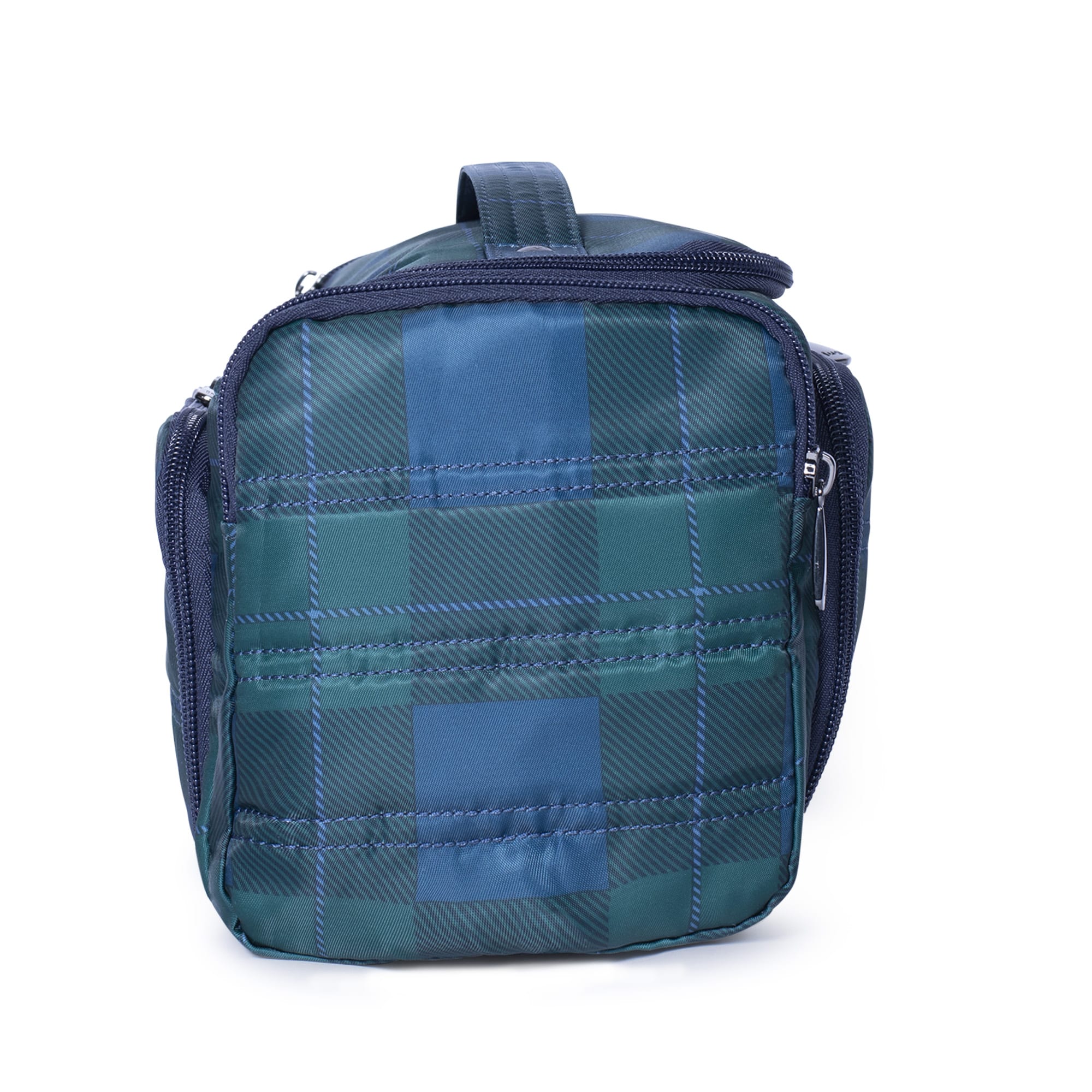 Trolley XL Cosmetic Case - POP PLAID NAVY - TrolleyXL_FlannelPlaidNavy_03