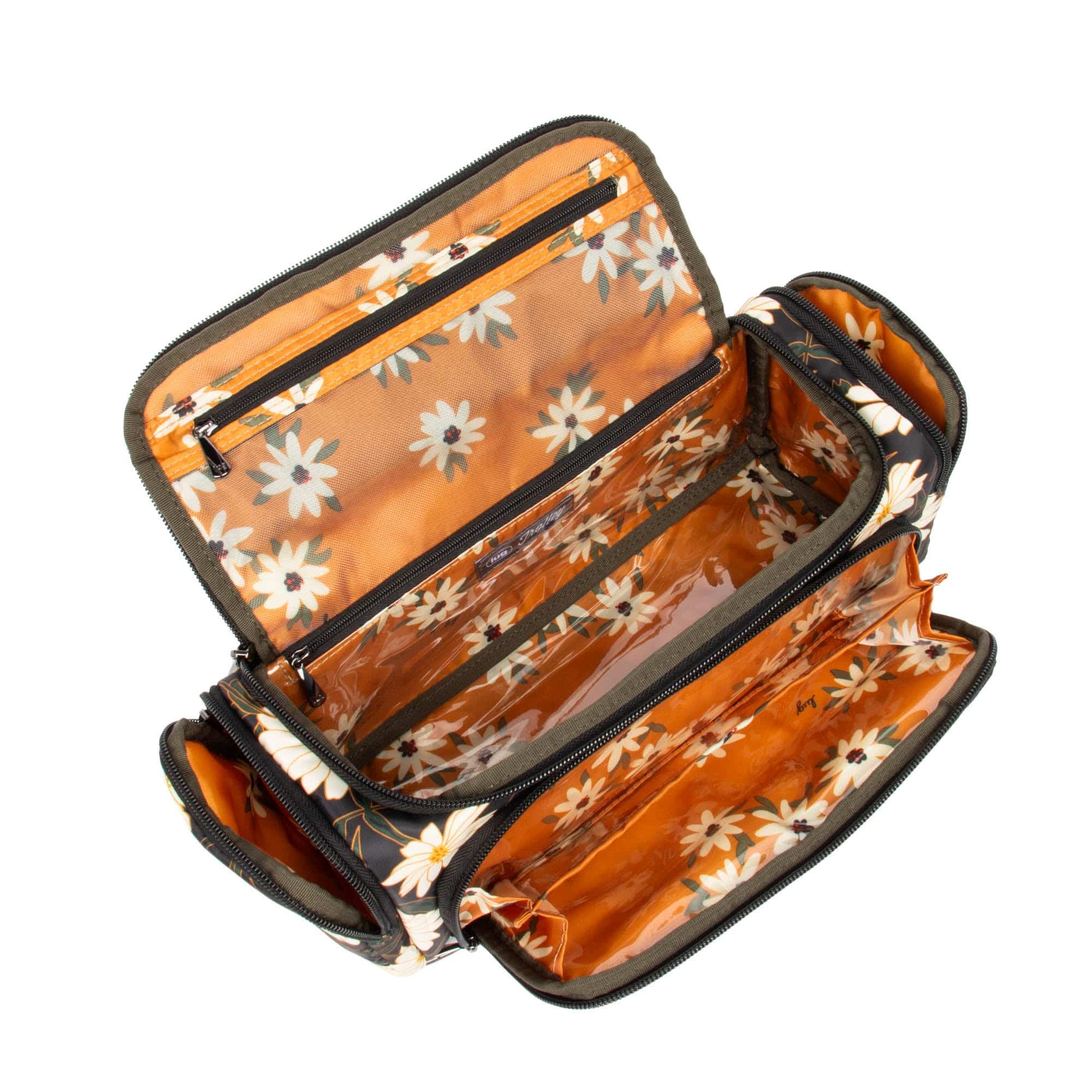 Trolley Cosmetic Case - AUTUMN DAISIES - Trolley_AutumnDaisies_05