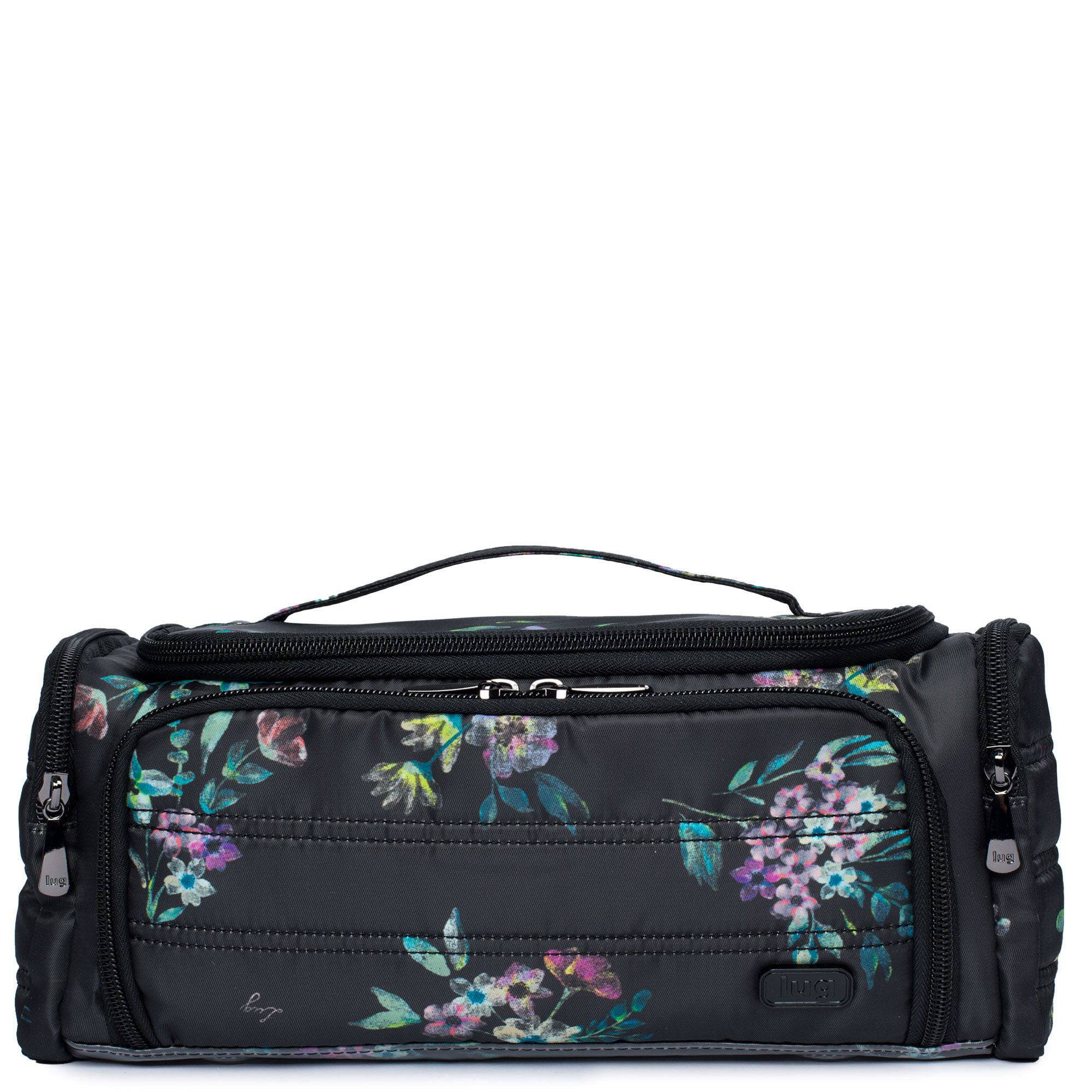 Trolley Cosmetic Case - BOUQUET BLACK - Trolley_BouquetBlack_01