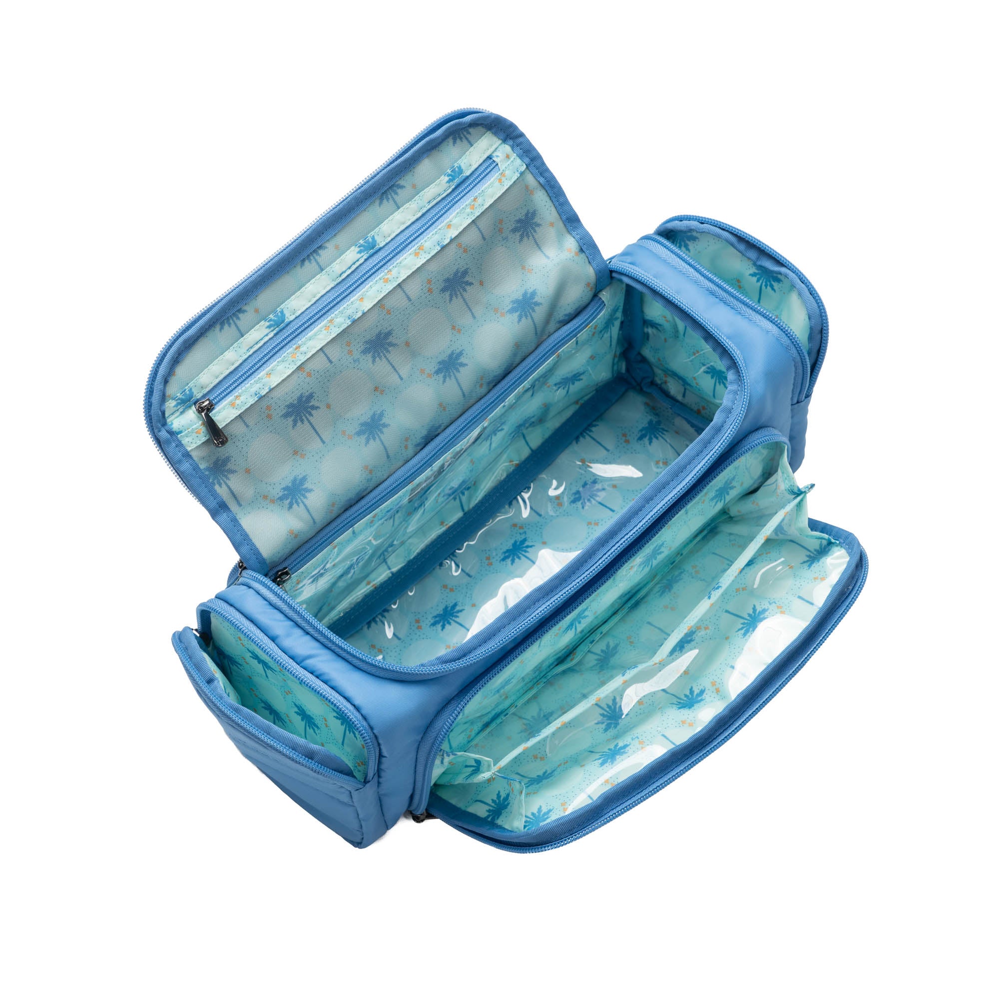 Trolley Cosmetic Case - COASTAL BLUE - Trolley_CoastalBlue_05