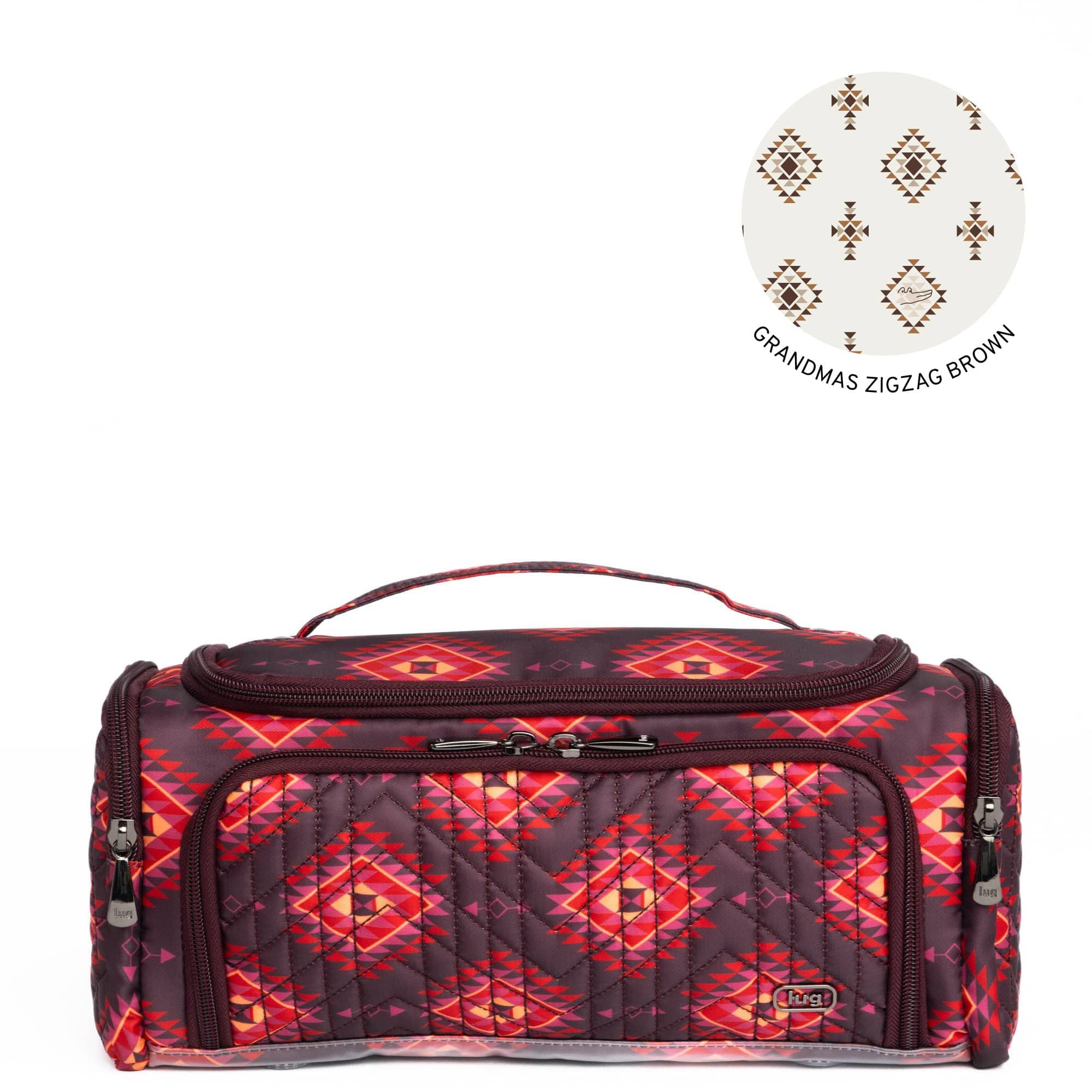 Guild Collection Classic Trolley Cosmetic Case - CRYSTAL HONEYCOMB MULTI - Trolley_CrystalHoneycombMulti