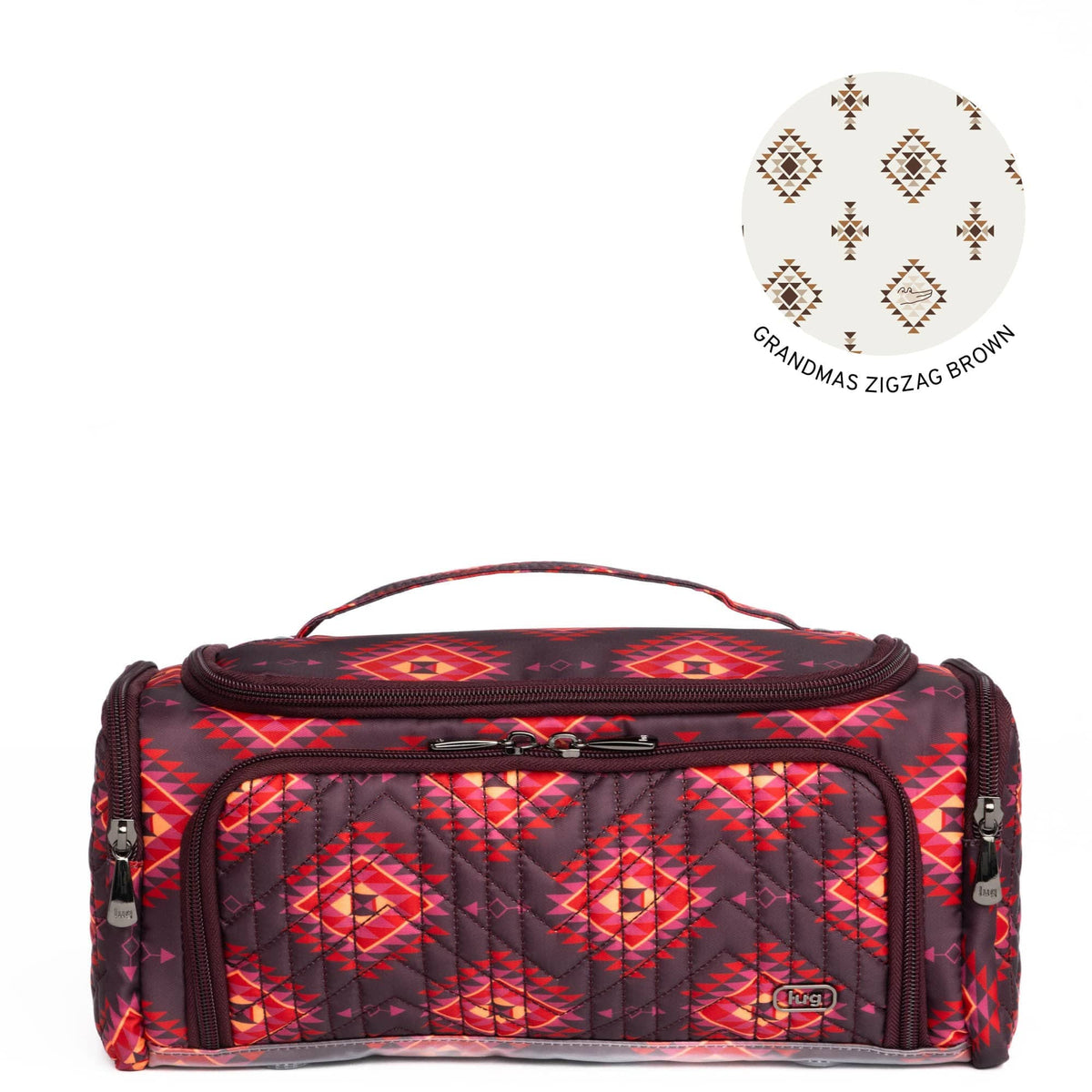 Guild Collection Classic Trolley Cosmetic Case - CRYSTAL HONEYCOMB MULTI - Trolley_CrystalHoneycombMulti