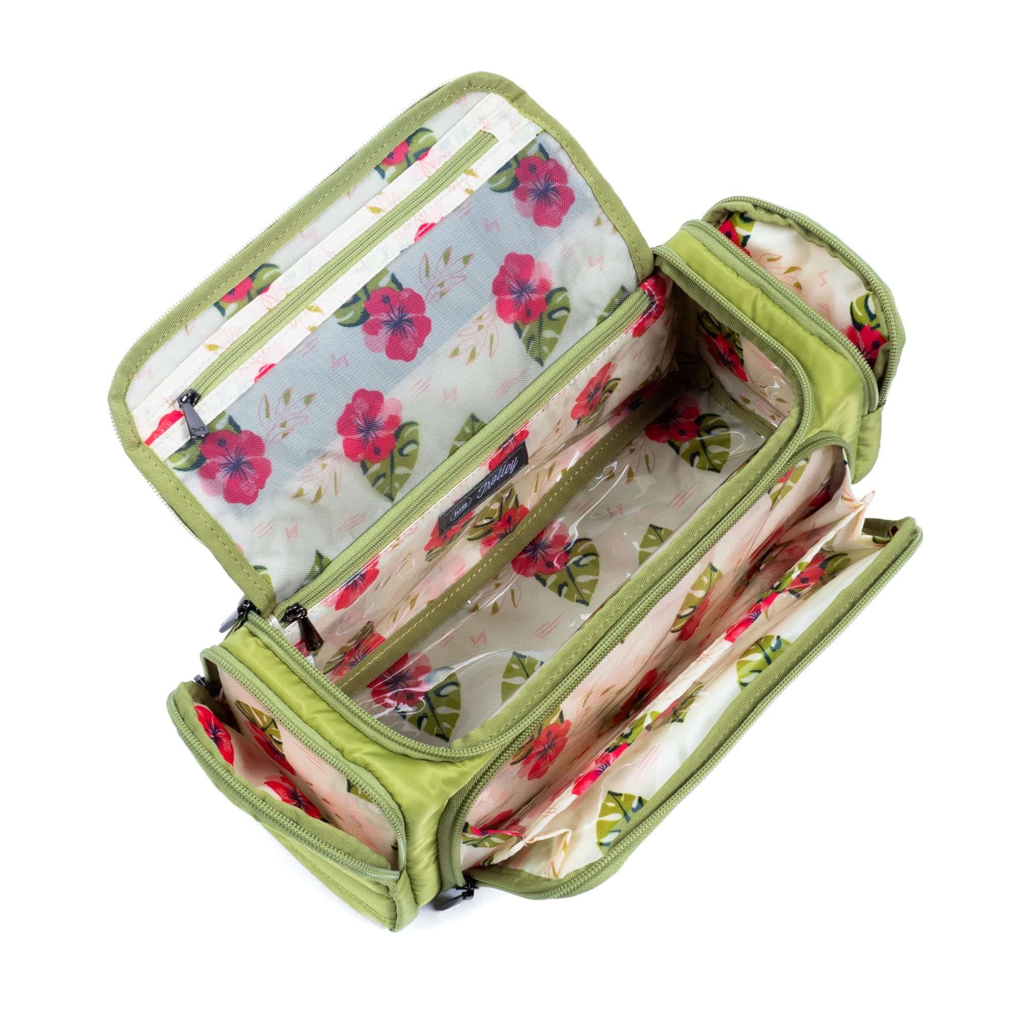 Trolley Cosmetic Case - GRASS GREEN - Trolley_GrassGreen_05