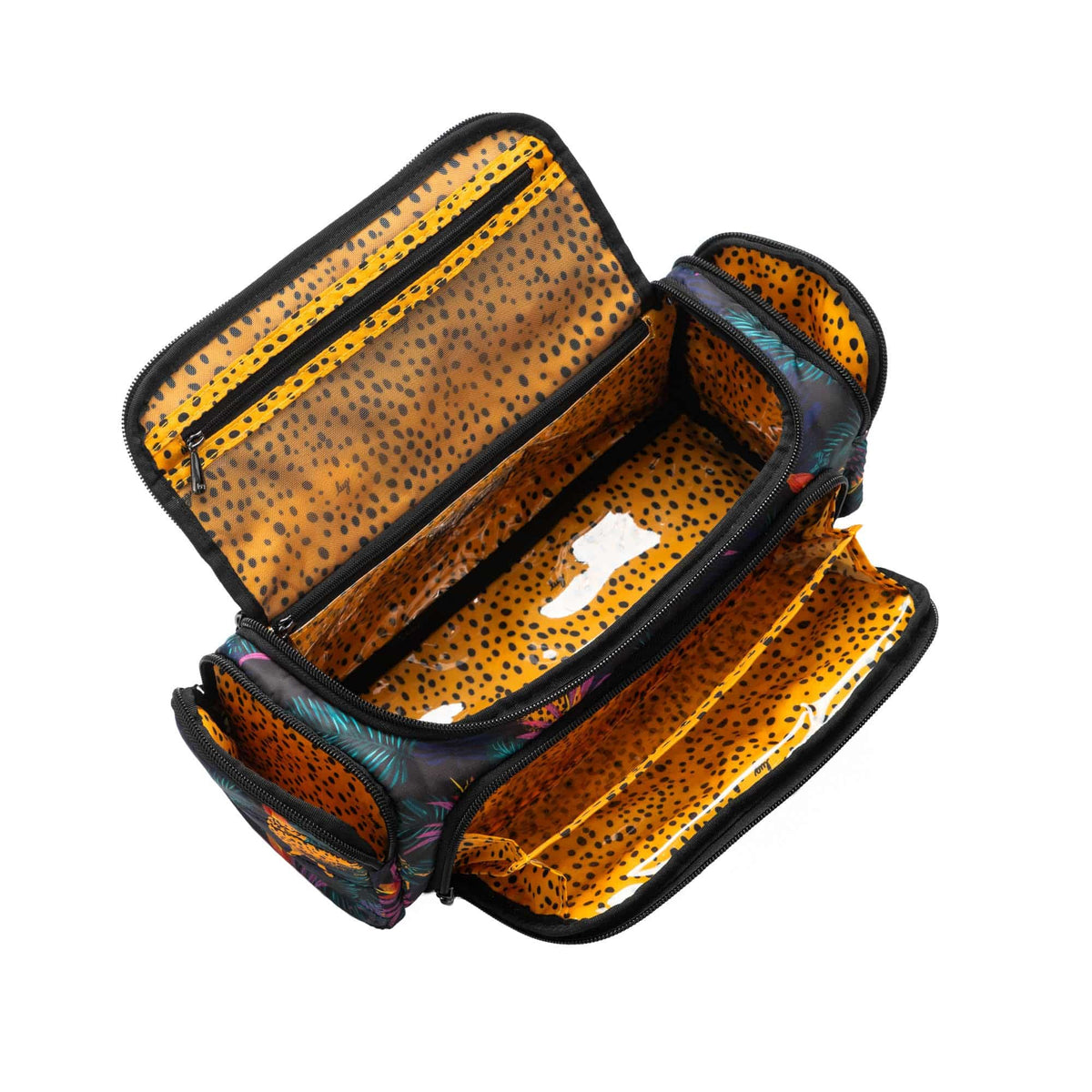 Trolley Cosmetic Case - LUXE LEOPARD BLACK - Trolley_LuxeLeopardBlack_05