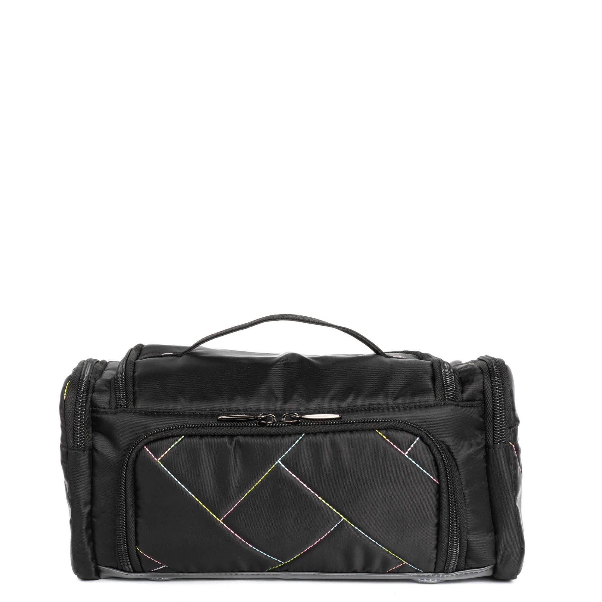 Trolley Medium Cosmetic Case - BLACK ICEPOP STITCH - Trolley_Medium_BlackWithIcePop_04