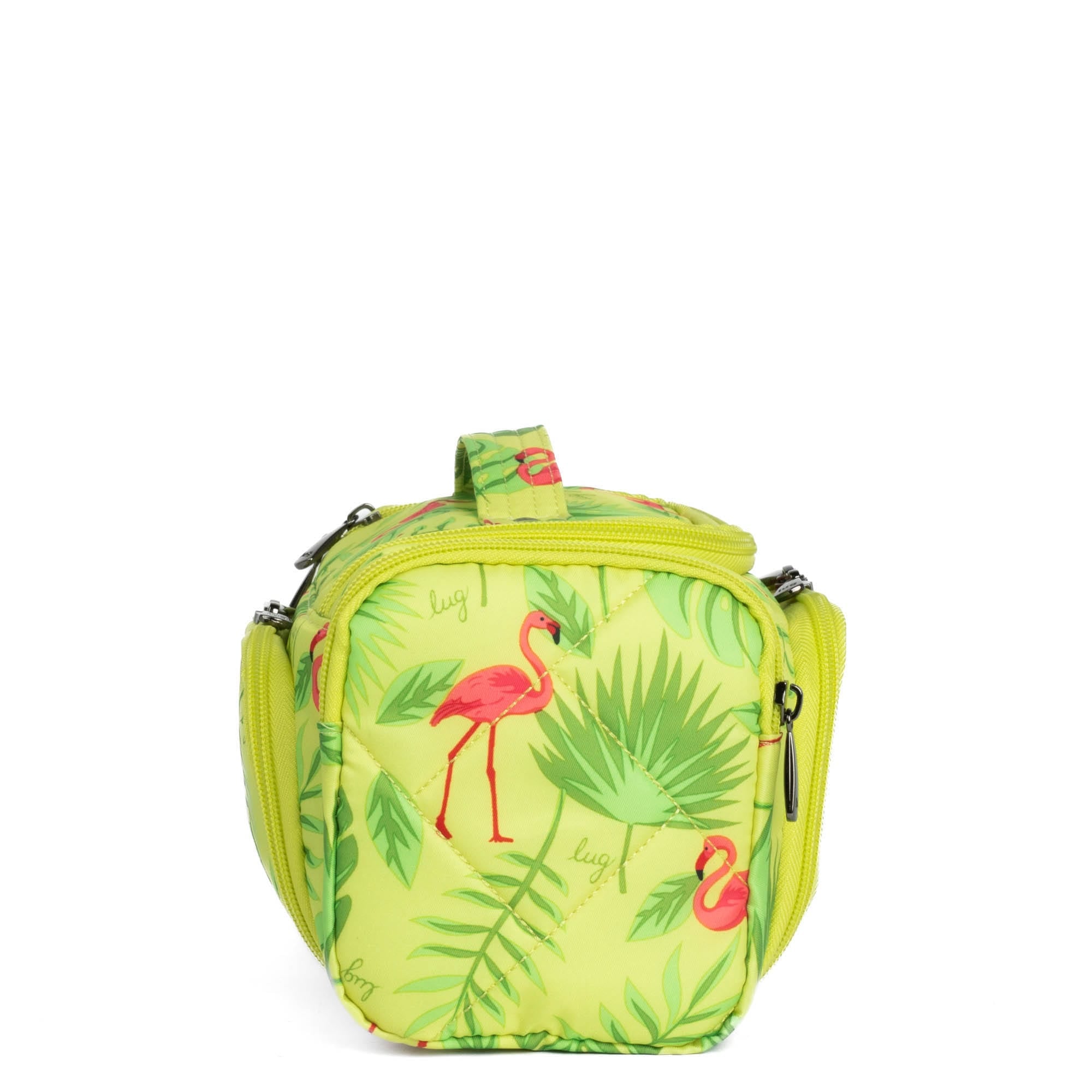 Trolley Medium Cosmetic Case - FLAMINGO LIME - Trolley_Medium_FlamingoLime_03