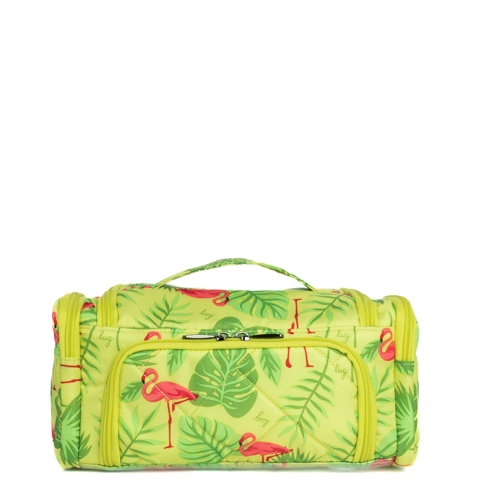 Trolley Medium Cosmetic Case - FLAMINGO LIME - Trolley_Medium_FlamingoLime_04