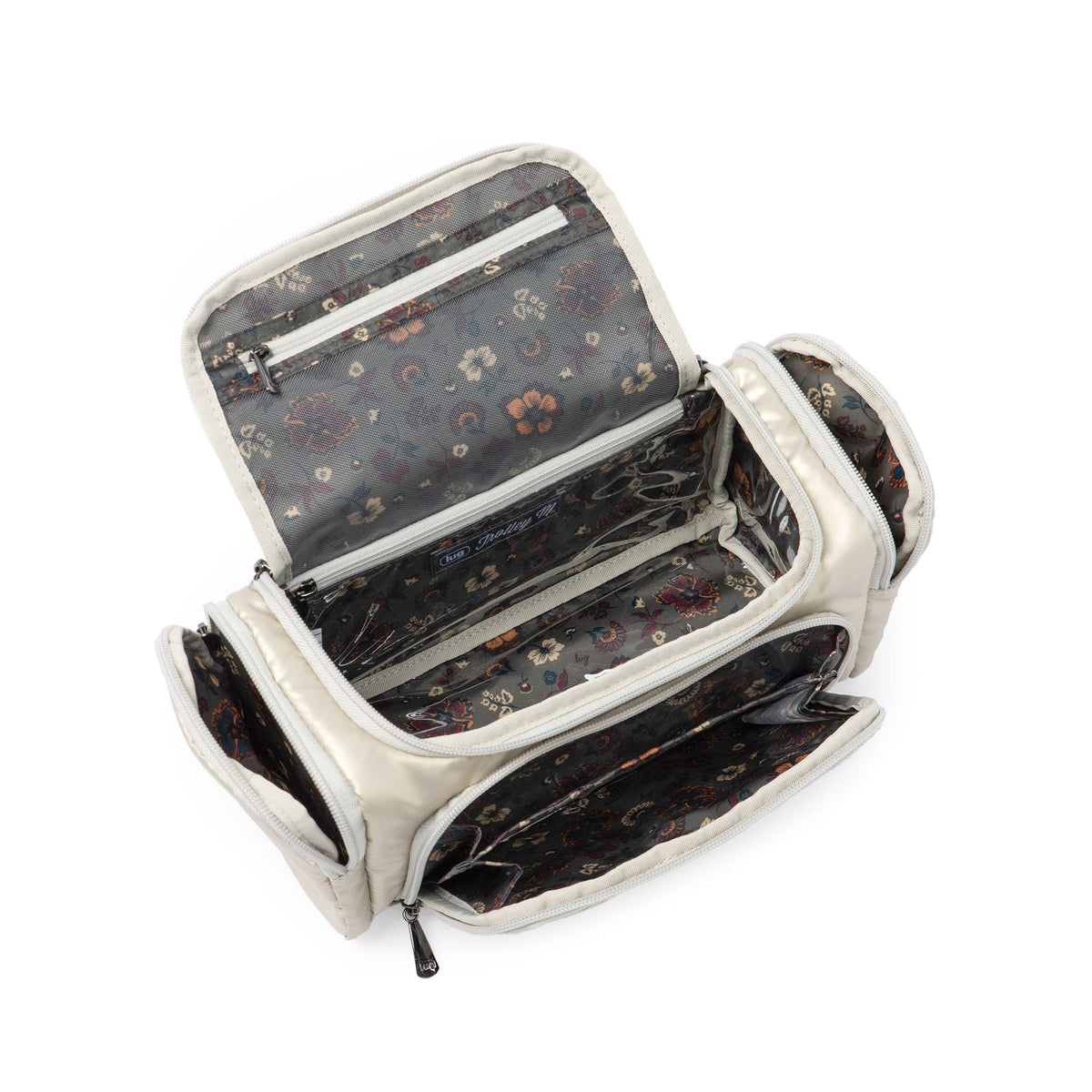 Trolley Medium Cosmetic Case - METALLIC CHAMPAGNE - Trolley_Medium_MetallicChampagne_05