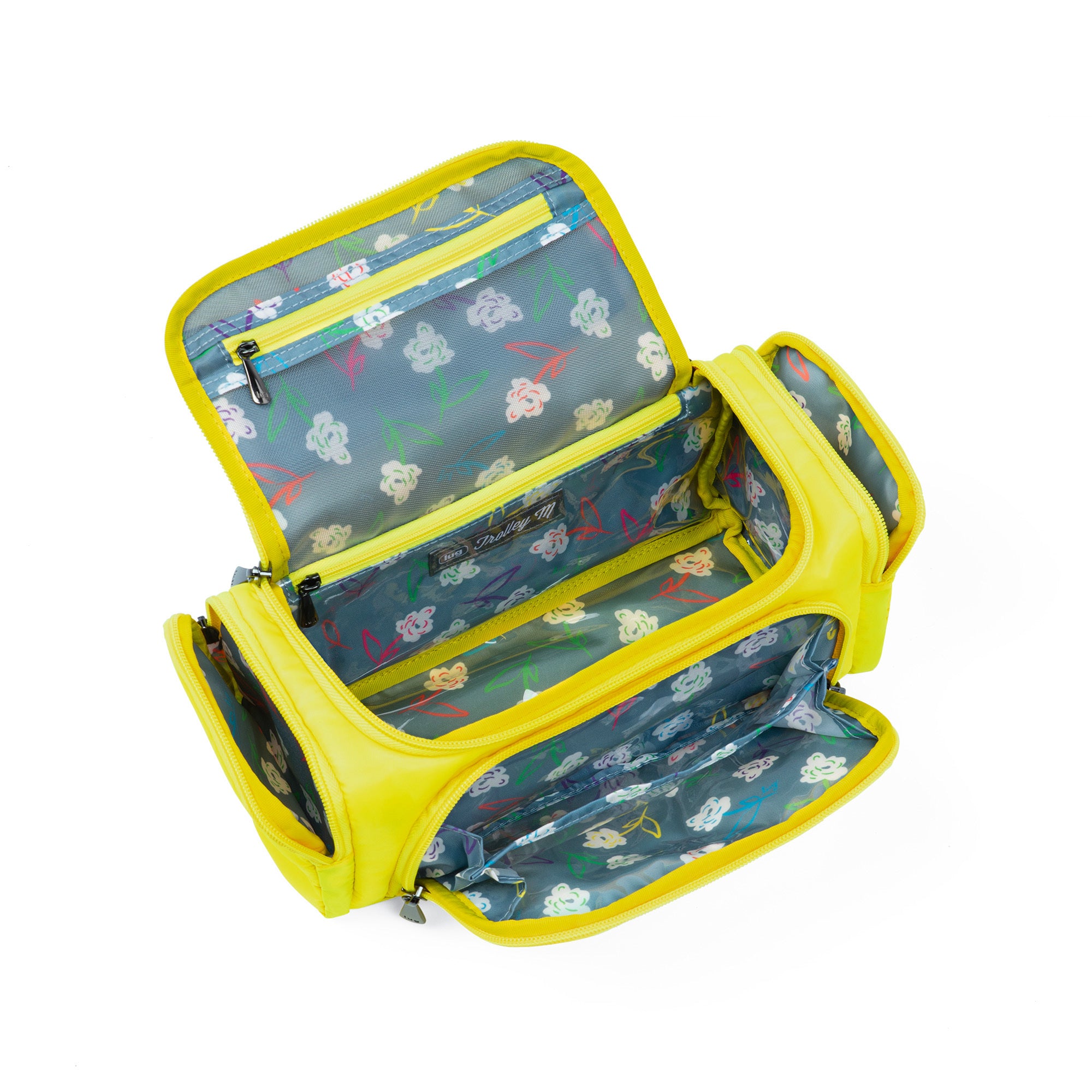 Trolley Medium Cosmetic Case - YELLOW - Trolley_Medium_Yellow_Neon_05