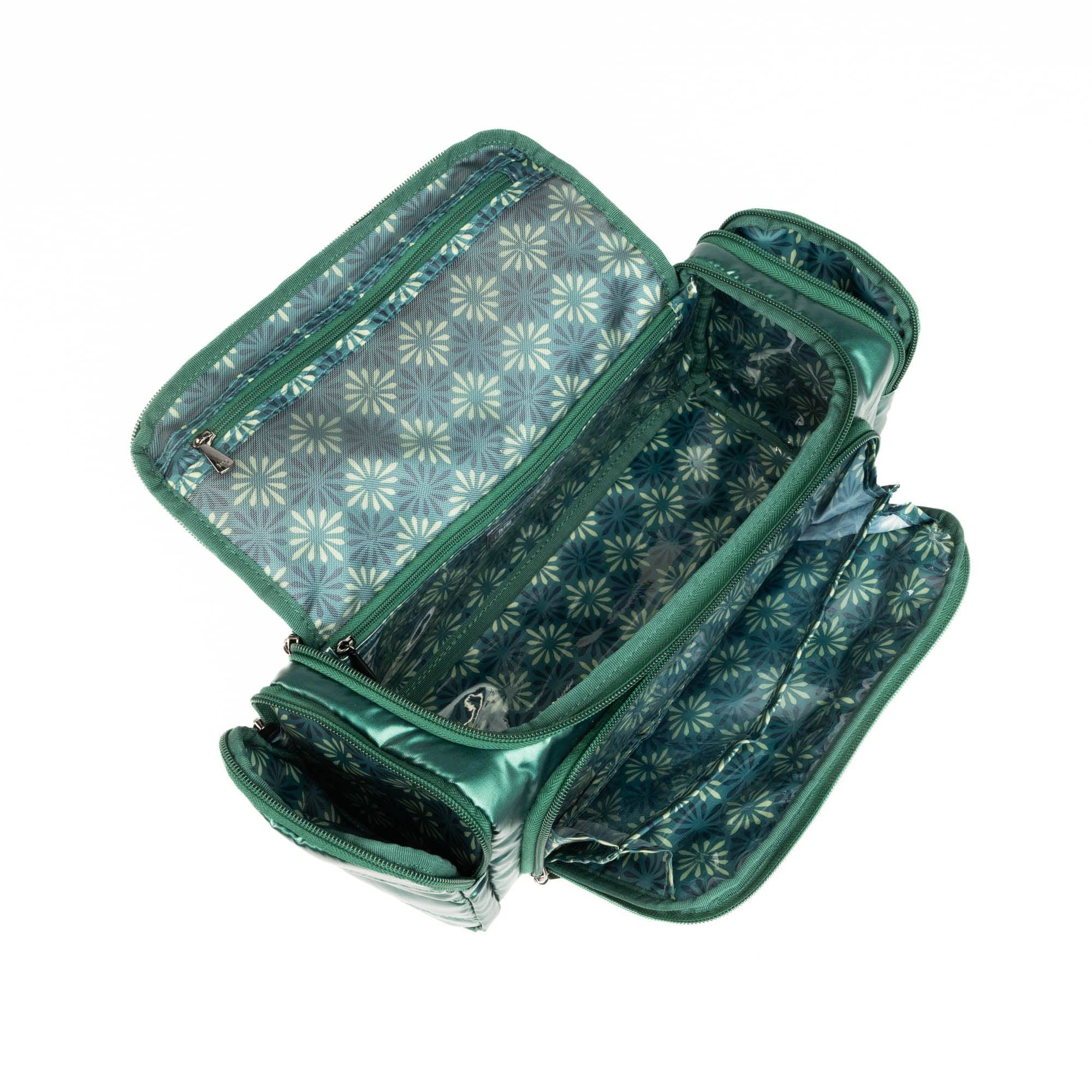 Trolley Cosmetic Case - METALLIC WICKEDLY GREEN - Trolley_MetallicWickedlyGreen_05