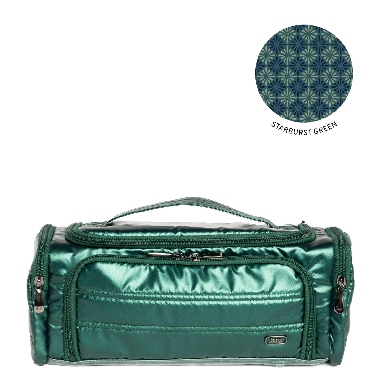 Trolley Cosmetic Case - METALLIC WICKEDLY GREEN - Trolley_MetallicWickedlyGreen
