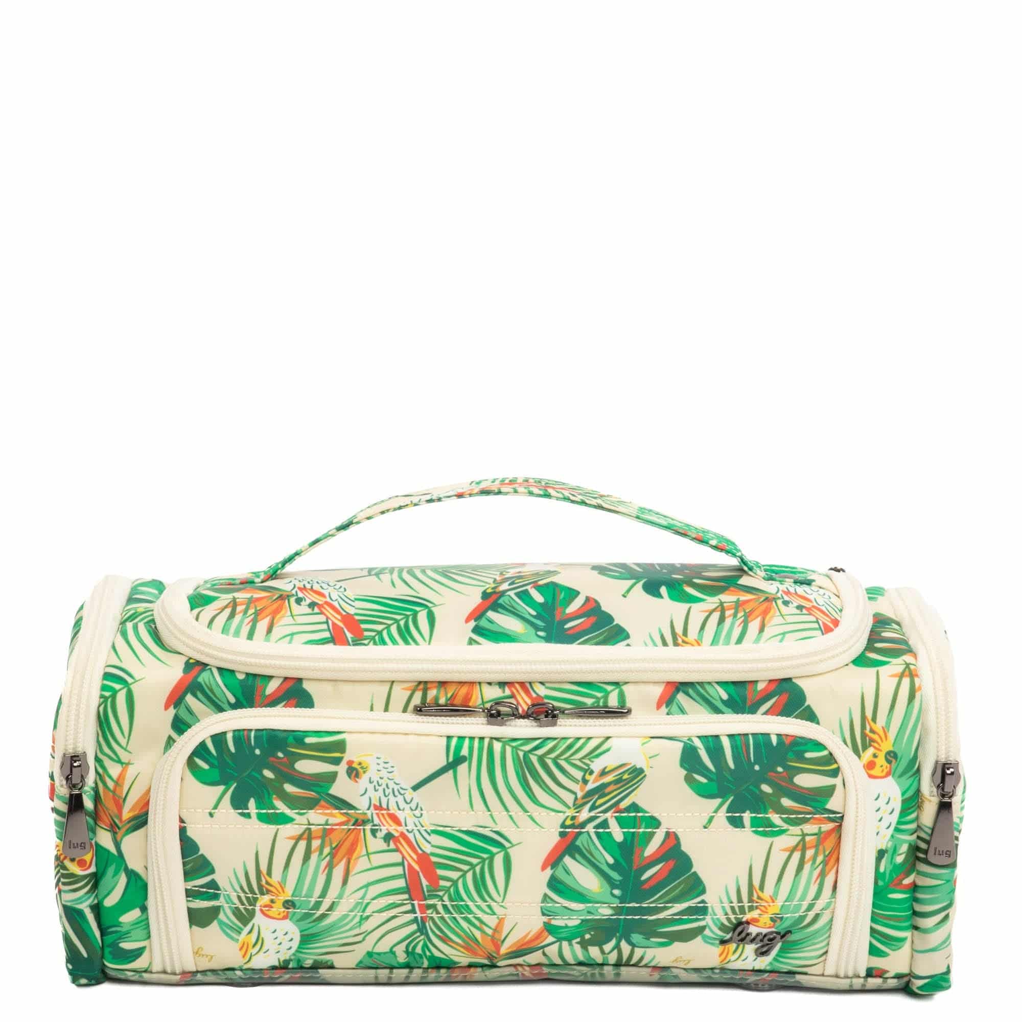Trolley Cosmetic Case - TROPICAL BIRDS CREAM - Trolley_TropicalBirdsCream_01